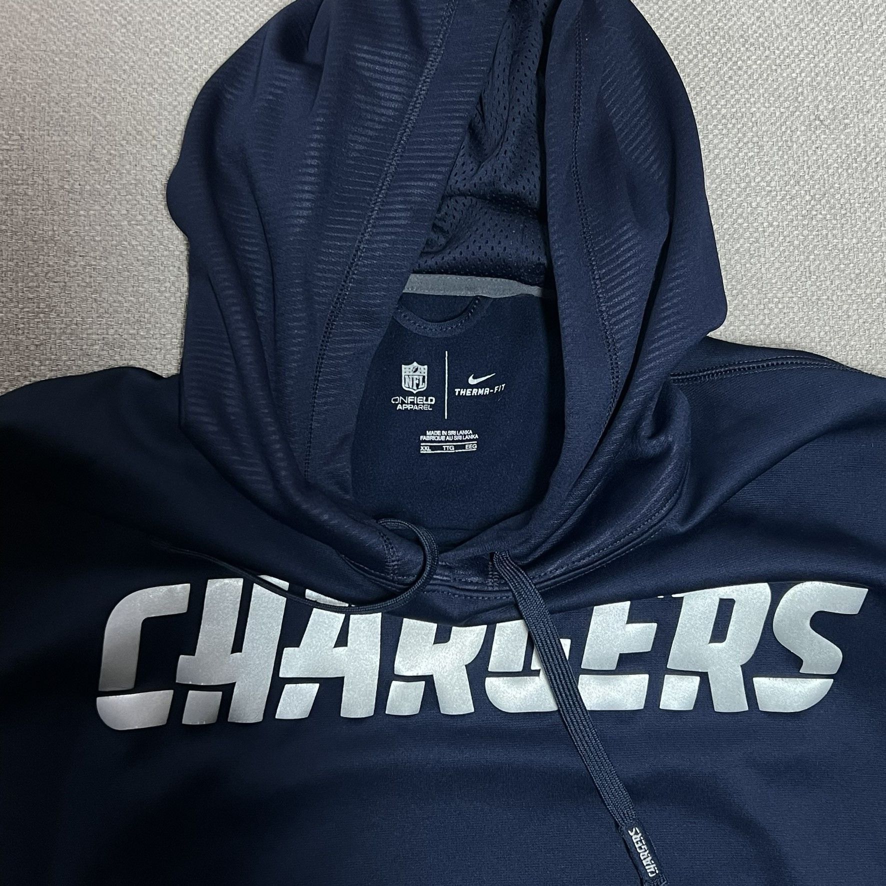 Nike Los Angeles Chargers Nike Size XXL Hoodie Therma -FIT NFL On Size US XXL / EU 58 / 5 - 4 Thumbnail