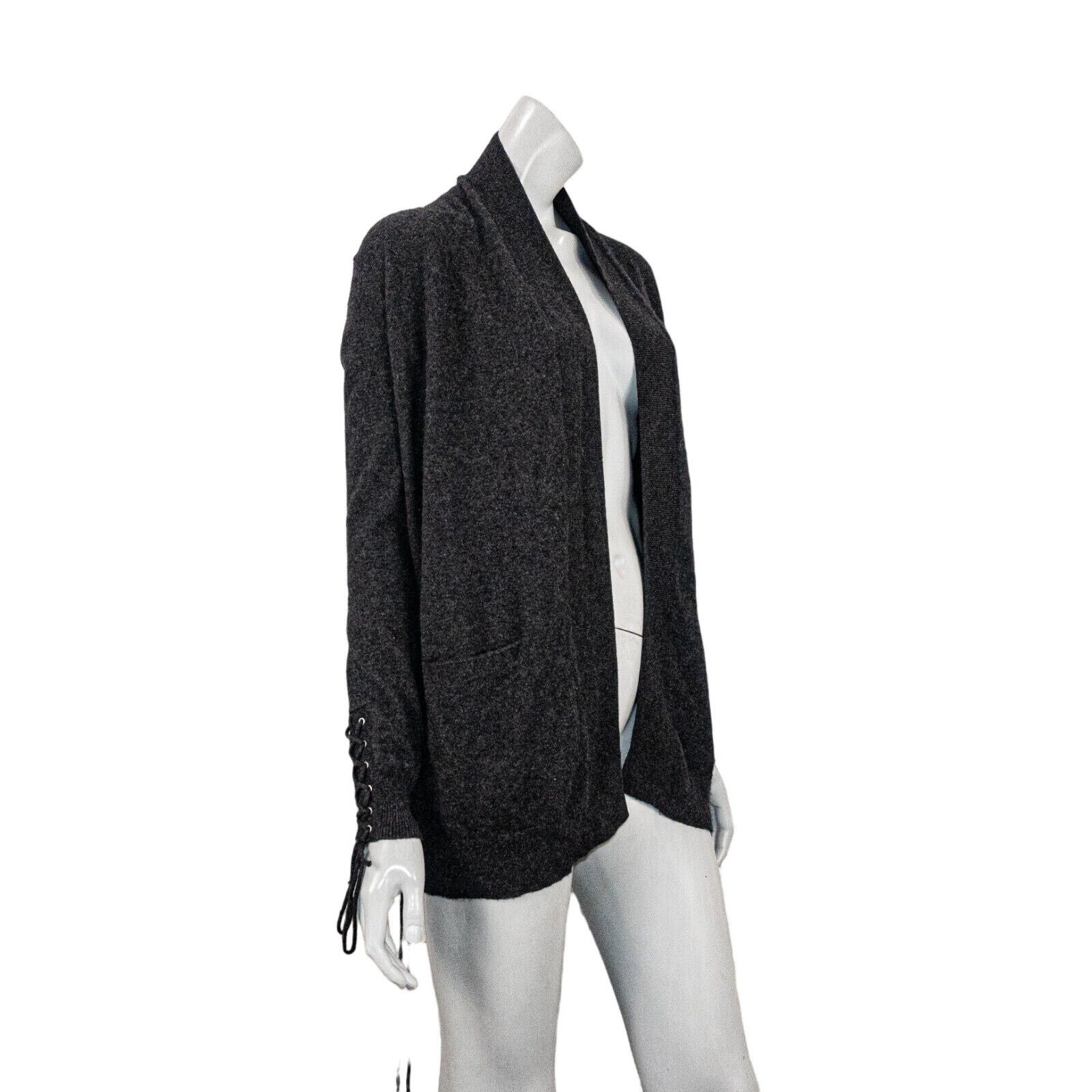 The Kooples The Kooples Wool Cashmere open front Cardigan lace up cuff Size S / US 4 / IT 40 - 6 Thumbnail