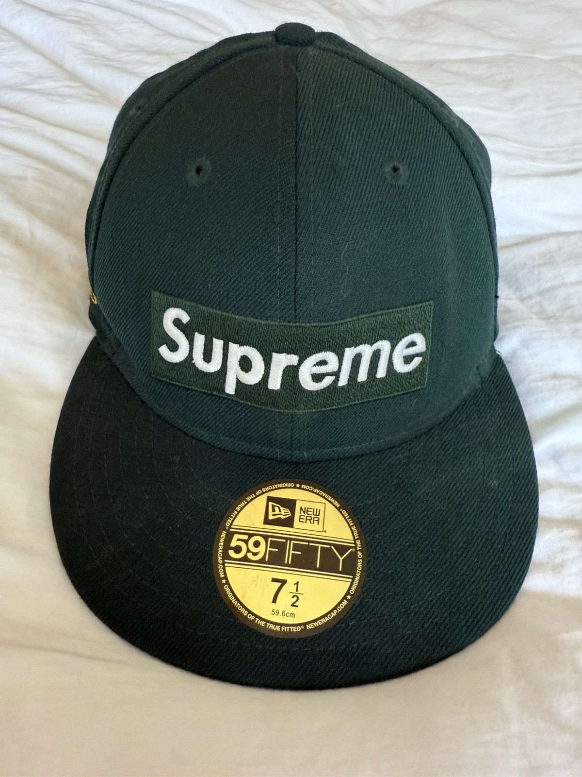 Supreme Supreme 2012 Green Box Logo Hat Size 7 1/2 Size ONE SIZE - 1 Thumbnail