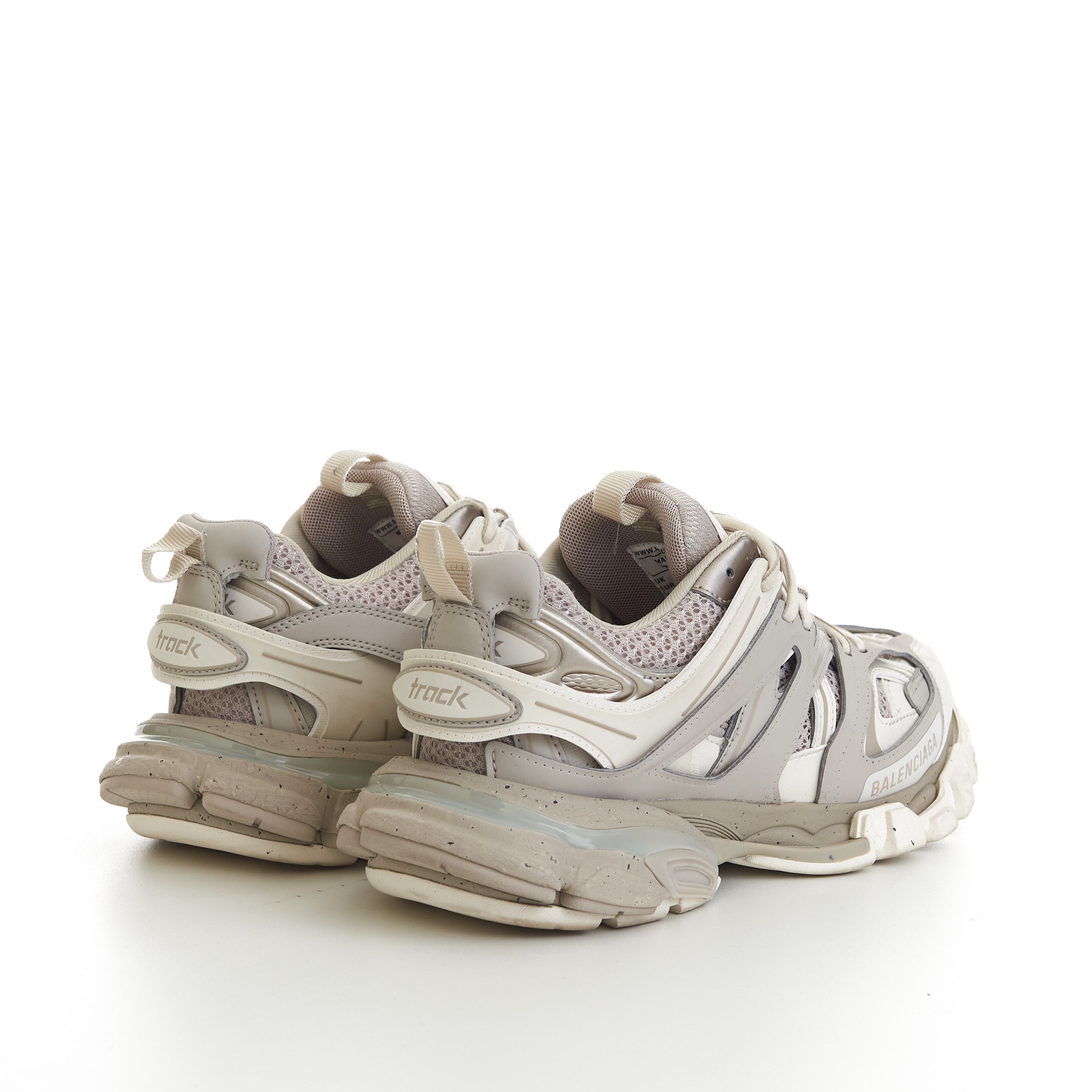 Balenciaga Women's Track Sneaker In Light Beige Mesh & Nylon Size US 7 / IT 37 - 8 Thumbnail