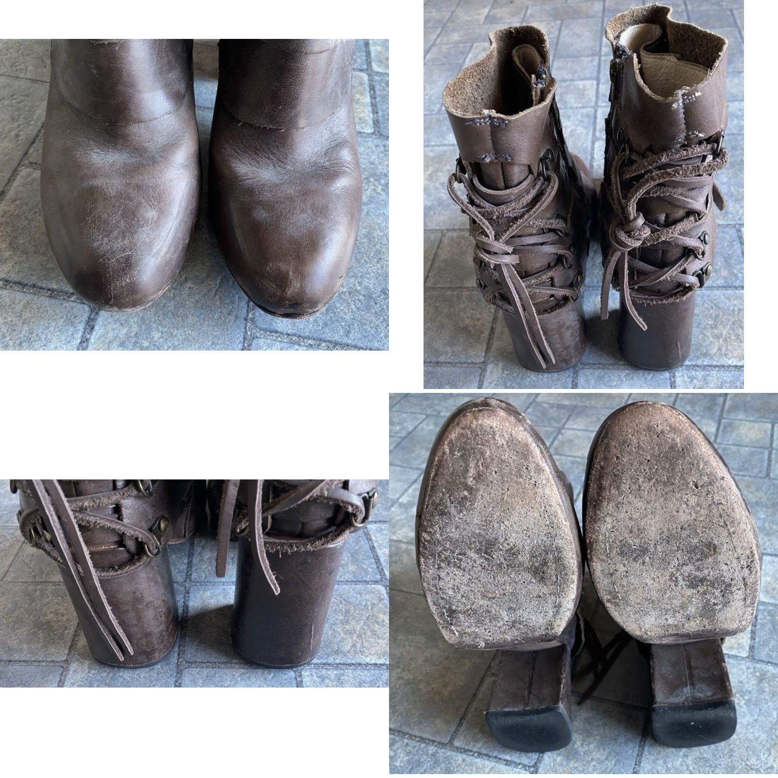 FREEBIRD Freebird Boots Women’s Size 9 Leather Brown Flaws Wear Boots Women Brown Leather 9 Flaws Vintage? Size US 9 / IT 39 - 8 Thumbnail