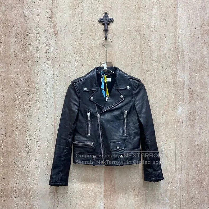 Saint Laurent Paris Saint Laurent Paris Black Leather Jacket Size US M / EU 48-50 / 2 - 1 Thumbnail