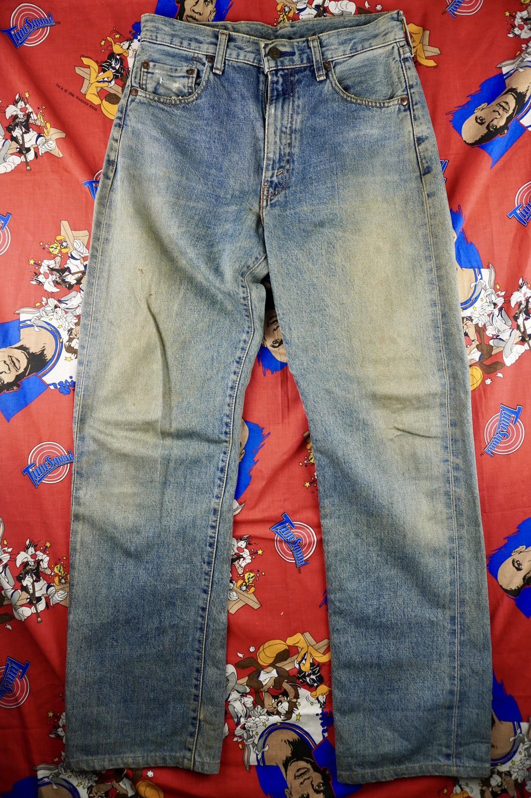 Levi's Vtg levis 551z 90s Big E Japan Made Selvedge Distressed Size US 30 / EU 46 - 2 Thumbnail