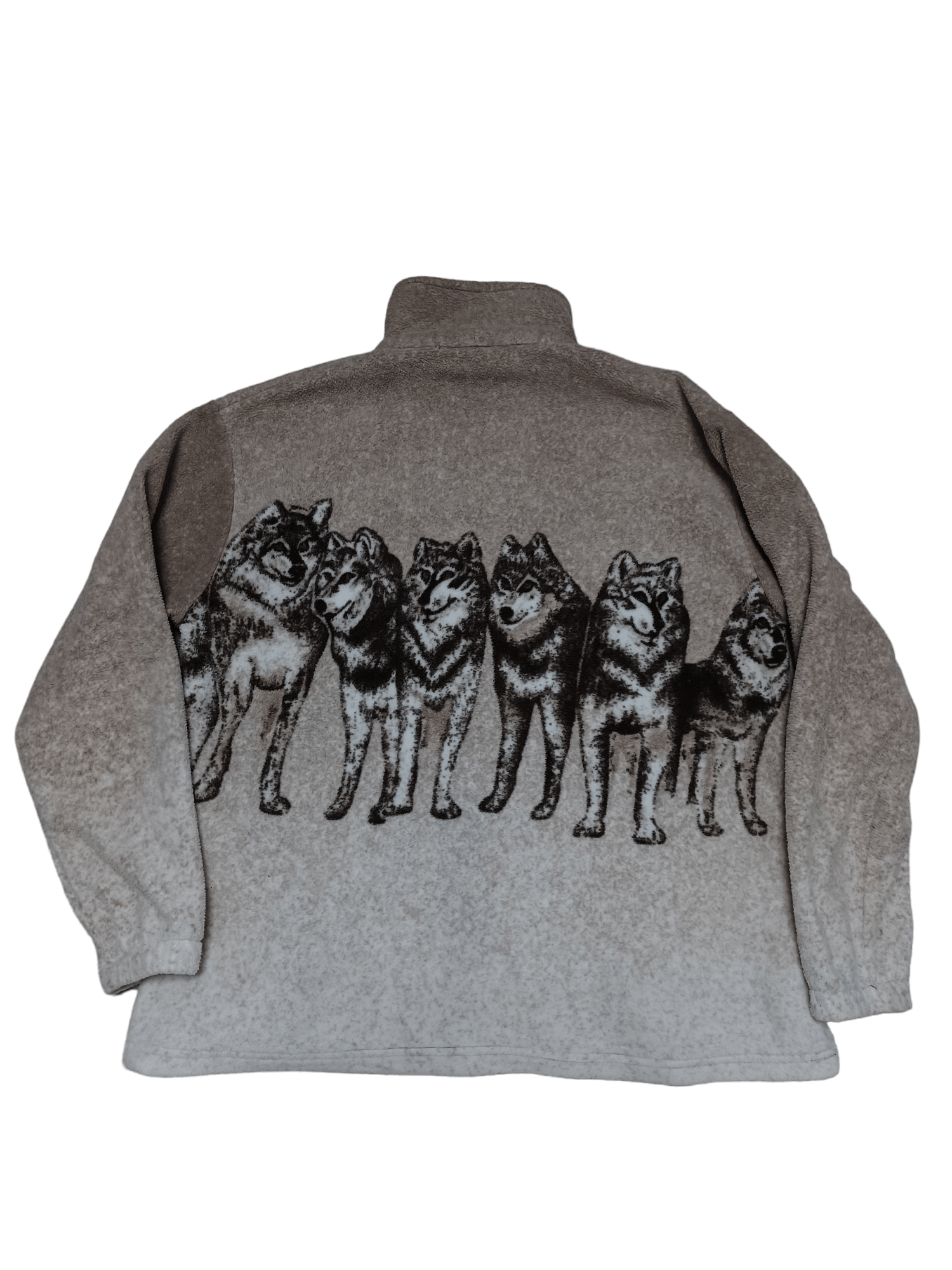 Other VINTAGE WOLFES WOLVES ANIMAL FLEECE JACKET PRINTED Size US M / EU 48-50 / 2 - 2 Thumbnail
