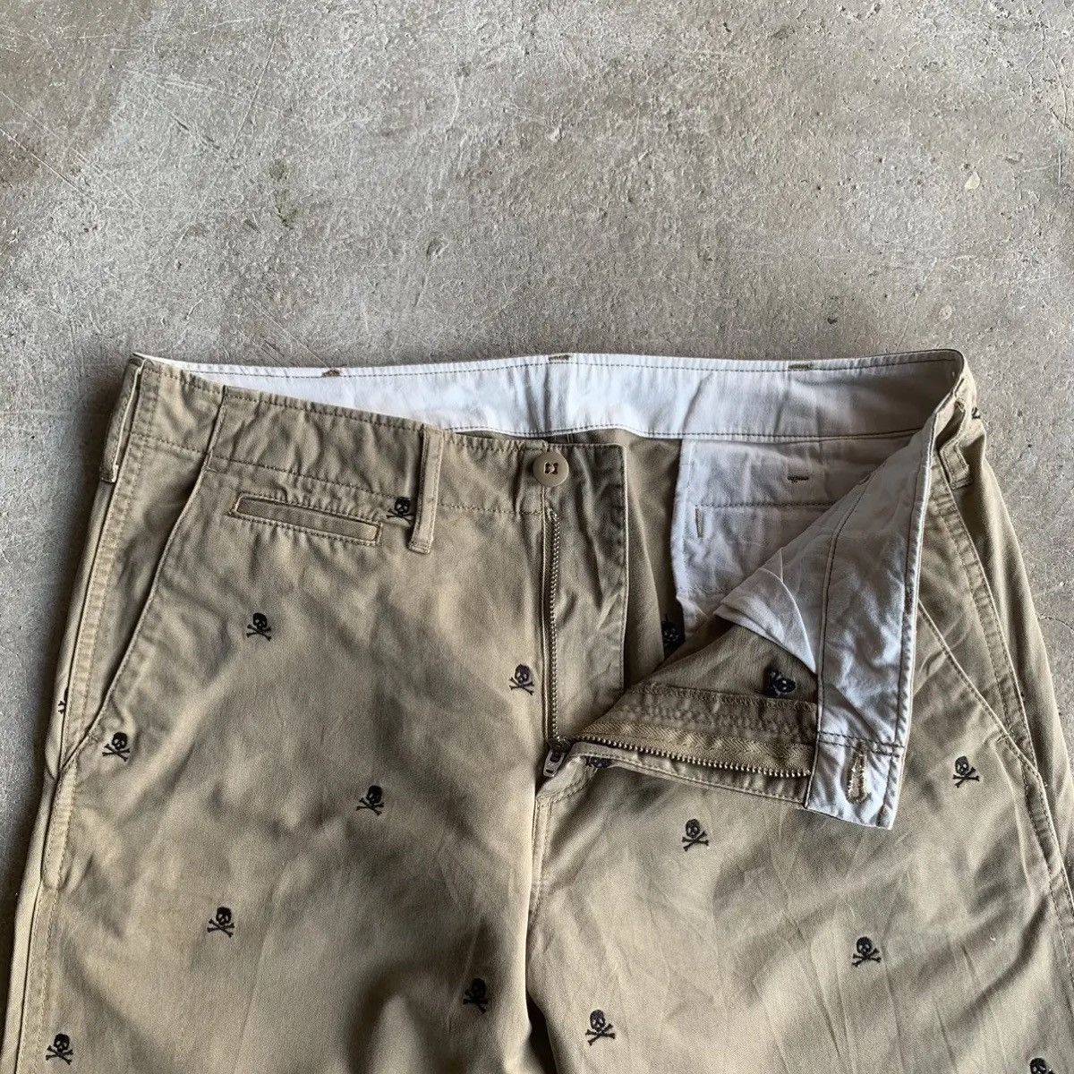 Japanese Brand 💥 STEALS 💥 Skulls Embroidery W32 L31 Fatique Chino Pants Size US 32 / EU 48 - 7 Thumbnail