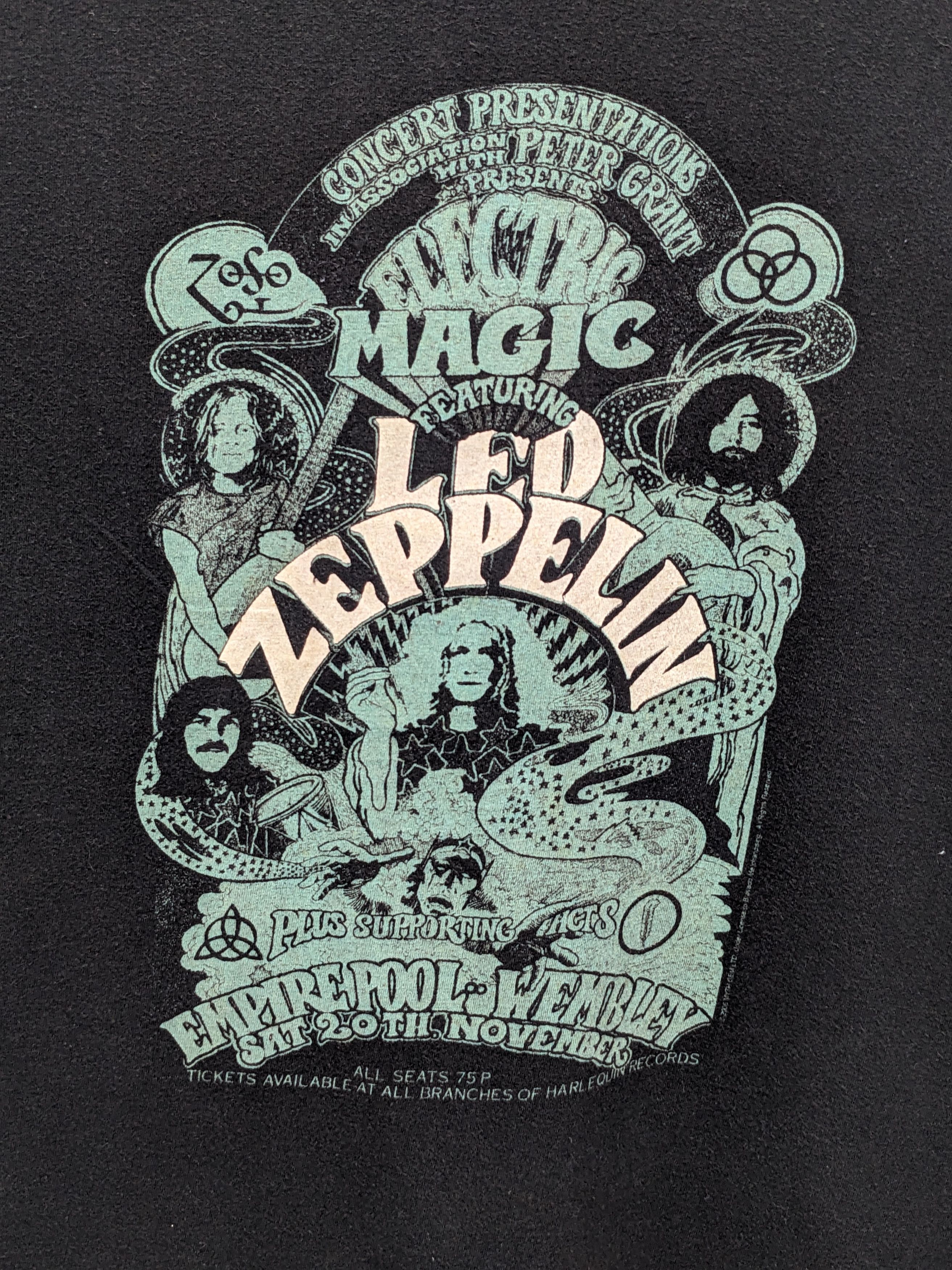 Led Zeppelin VINTAGE Y2K LED ZEPPELIN BAND TEE Size US M / EU 48-50 / 2 - 3 Thumbnail