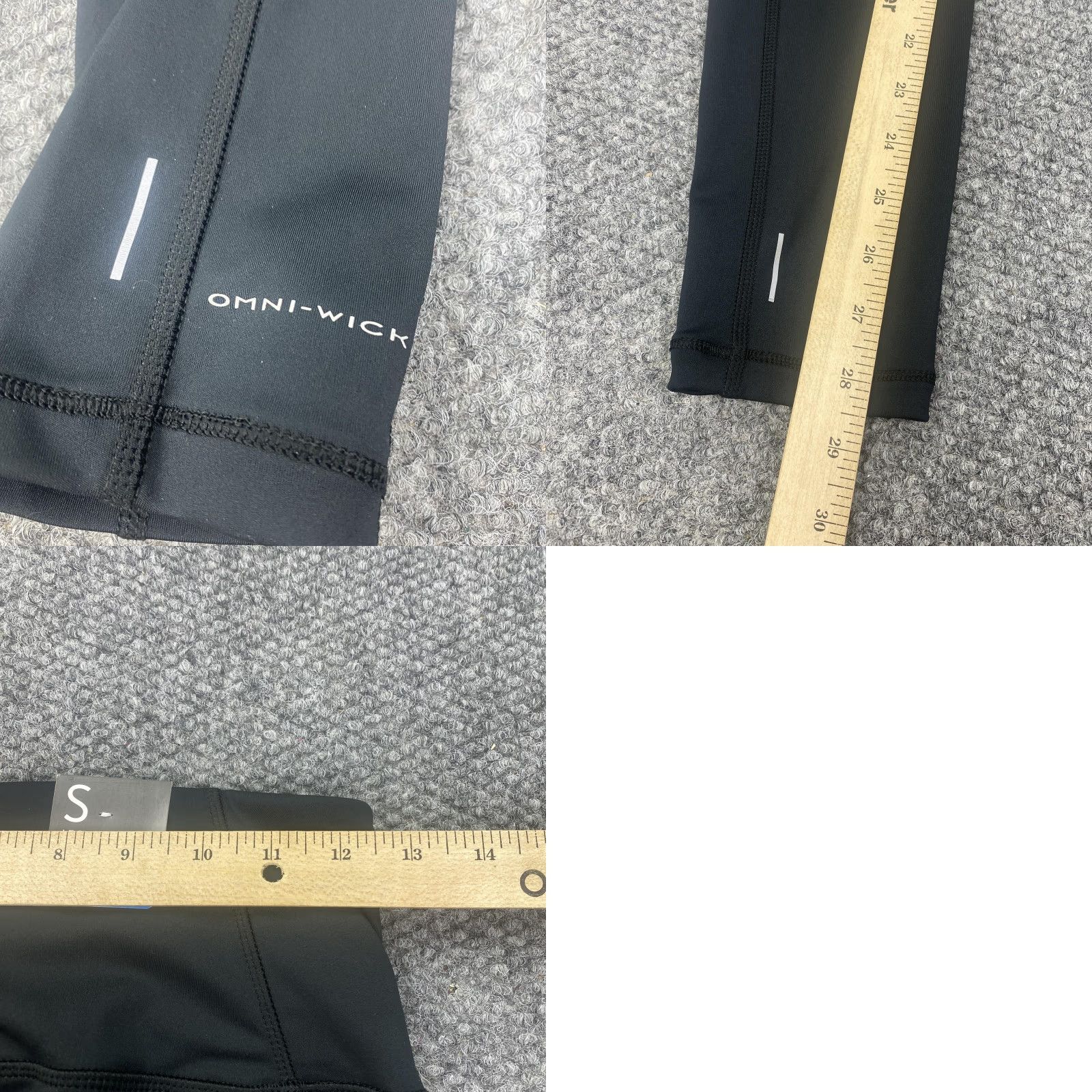 Vintage Columbia Leggings Womens Small Black Windgates High-Rise Omni-Wick Performance Athleisure Jogging & Running Hiking Gym Size 28" / US 6 / IT 42 - 8 Thumbnail