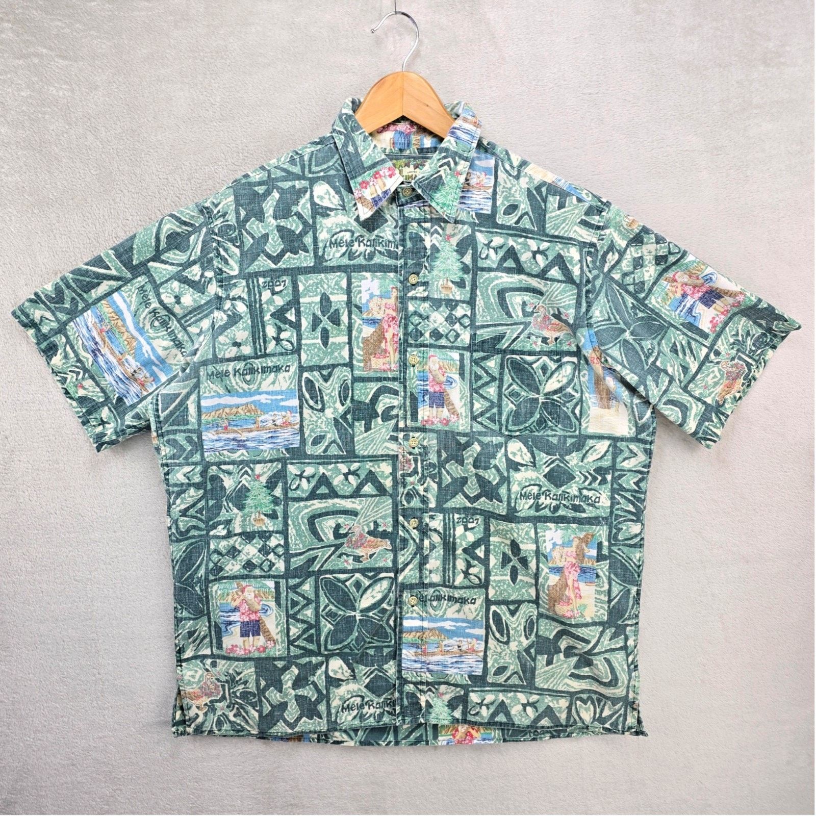 Reyn Spooner Vtg Reyn Spooner Mele Kalikimaka Hawaiian Shirt L Christmas Size US L / EU 52-54 / 3 - 1 Thumbnail