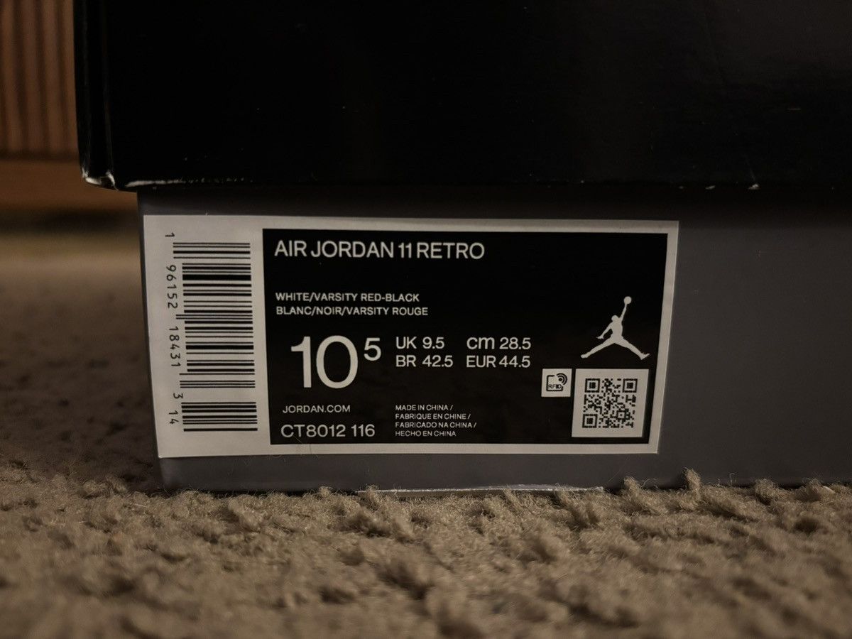 Jordan Brand Jordan 11 “Cherry 2022” Size US 10.5 / EU 43-44 - 11 Thumbnail