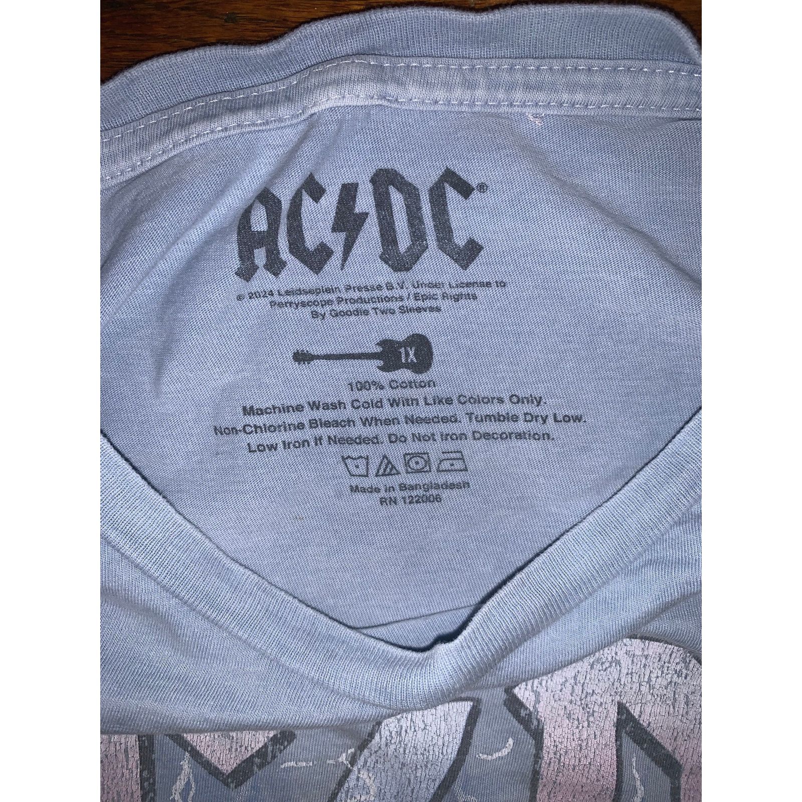 AC/DC × Band Tees ACDC Ballbreaker Tour T Shirt XL Blue Rock Band Tee Reprint Size US XL / EU 56 / 4 - 4 Thumbnail