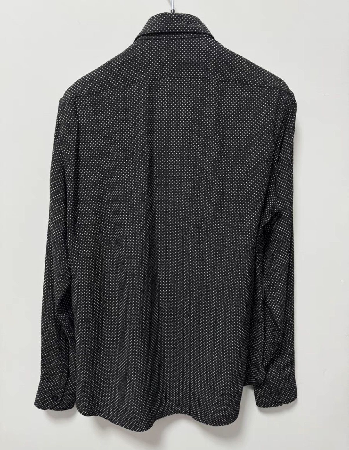 Saint Laurent Paris Saint Laurent 21SS Starry Sky Silk Small Polka Dot Shirt Size US M / EU 48-50 / 2 - 2 Thumbnail