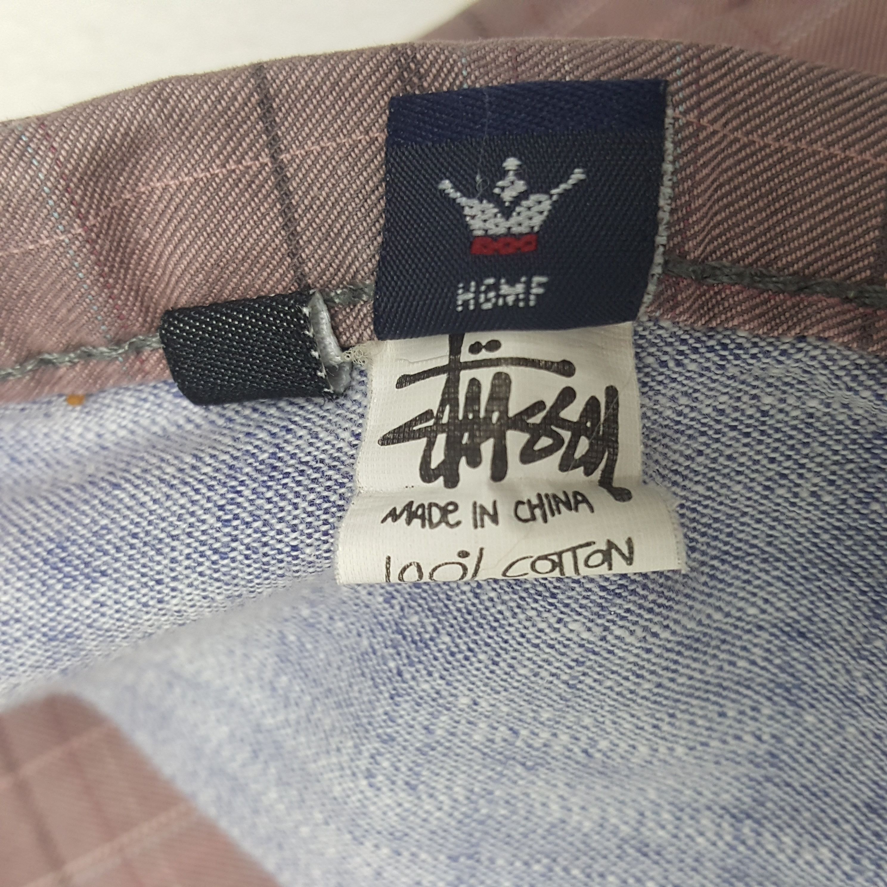 Stussy × Vintage Vintage Stussy Custom Big Logo Shorts Pants Size US 32 / EU 48 - 11 Thumbnail