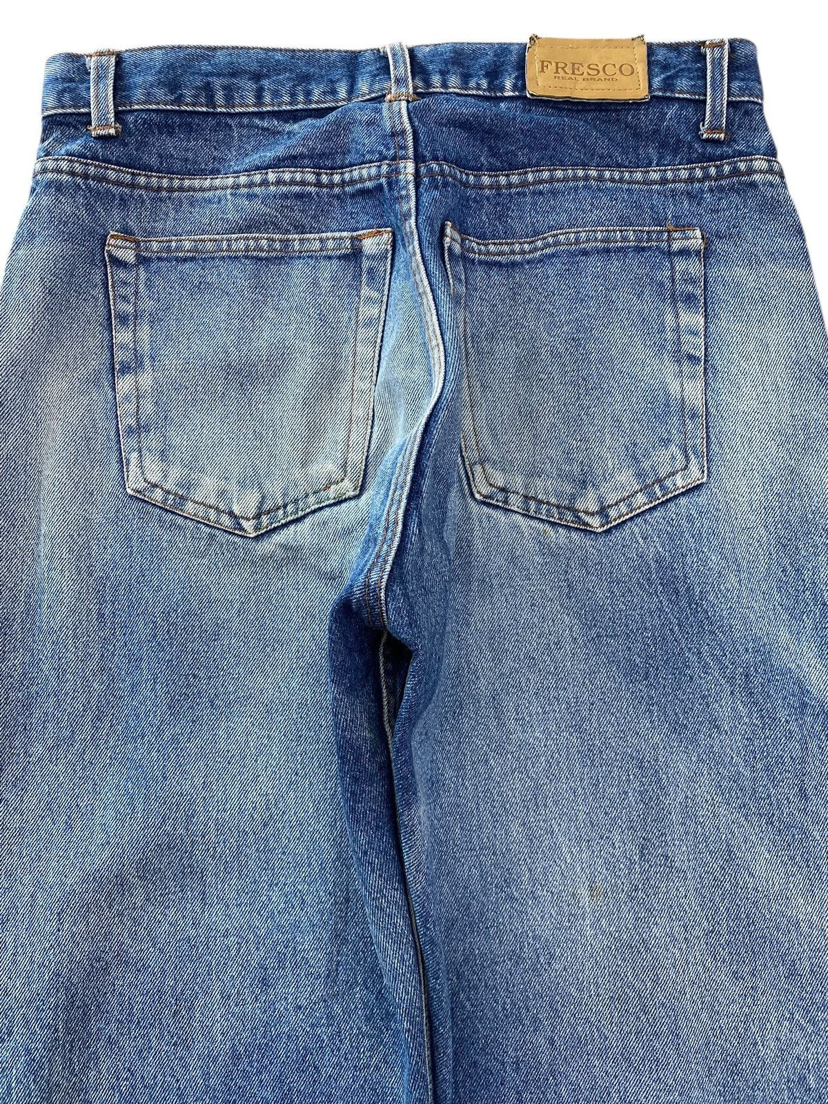 Japanese Brand Japanese Brand Faded Wash Whiskered Style Straight Leg Jeans Size US 31 - 4 Thumbnail