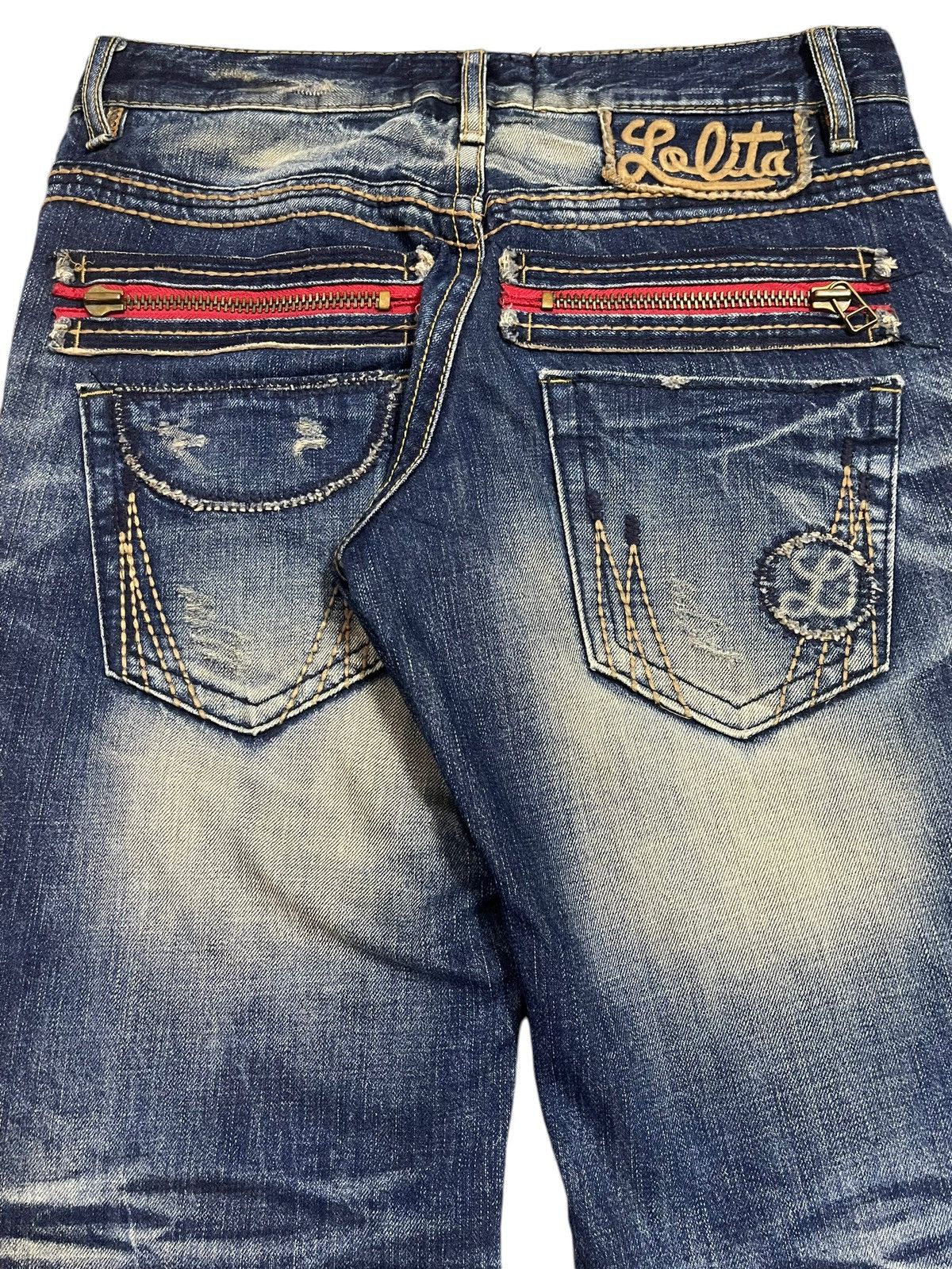 Tornado Mart Vintage Japanese Brand Faded Wash Distress Loose Jeans Size US 32 / EU 48 - 6 Thumbnail