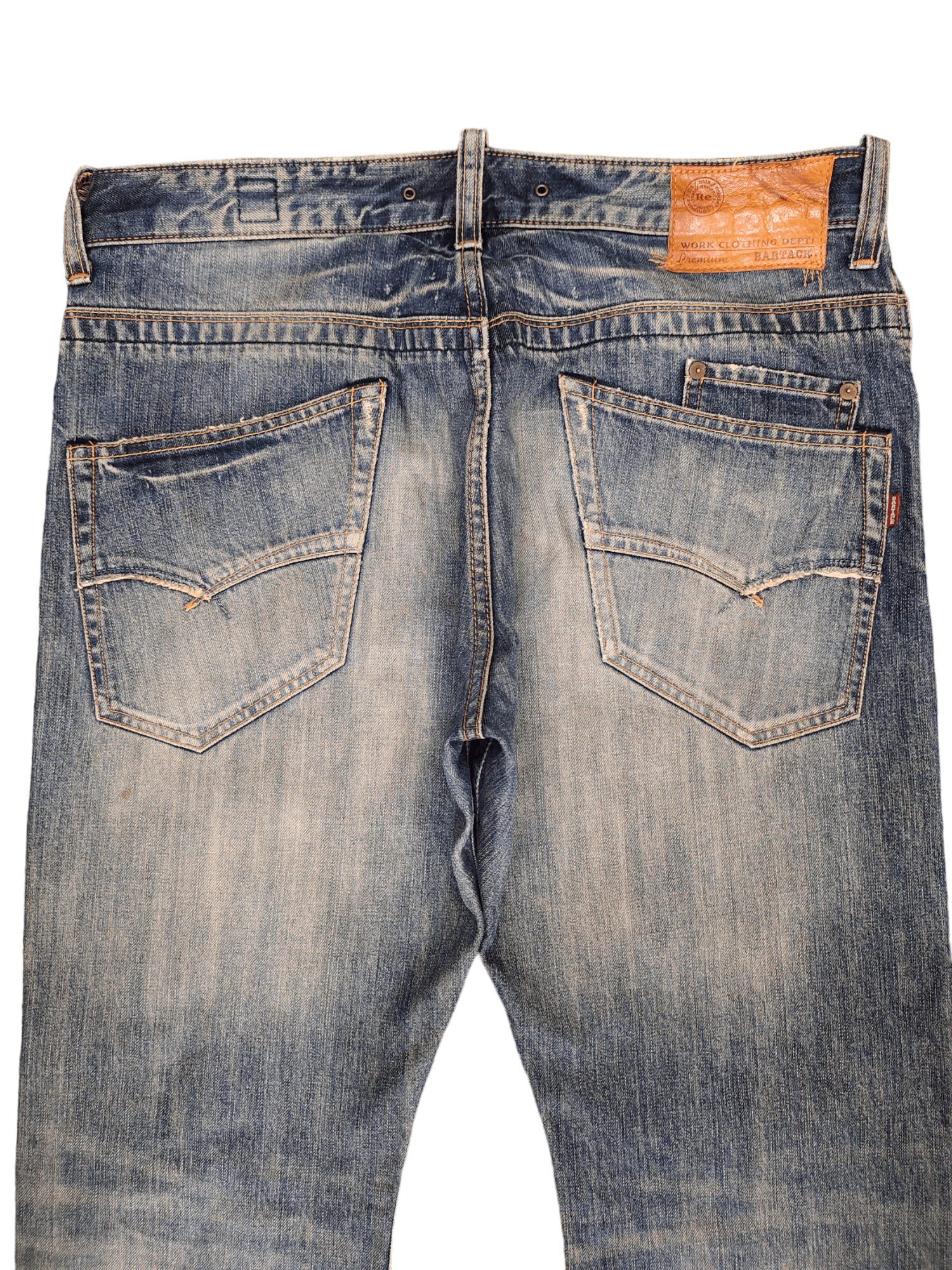 Undercover Japanese Brand Bartack Clawmark Denim Jeans Streetwear Size US 35 - 12 Thumbnail