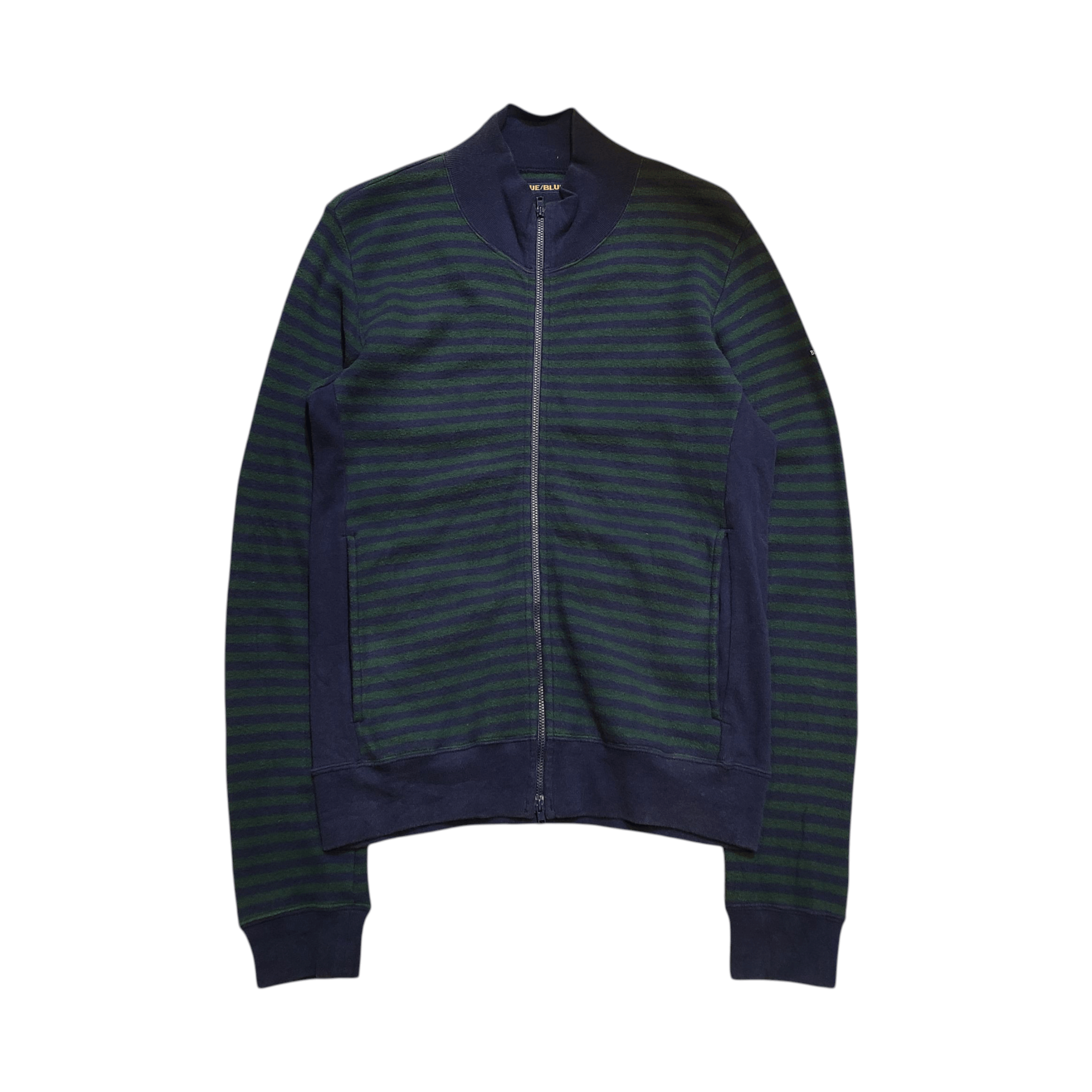 Blue Blue Japan Blue Blue striped sweatshirt Japanese Brand Size US S / EU 44-46 / 1 - 2 Thumbnail