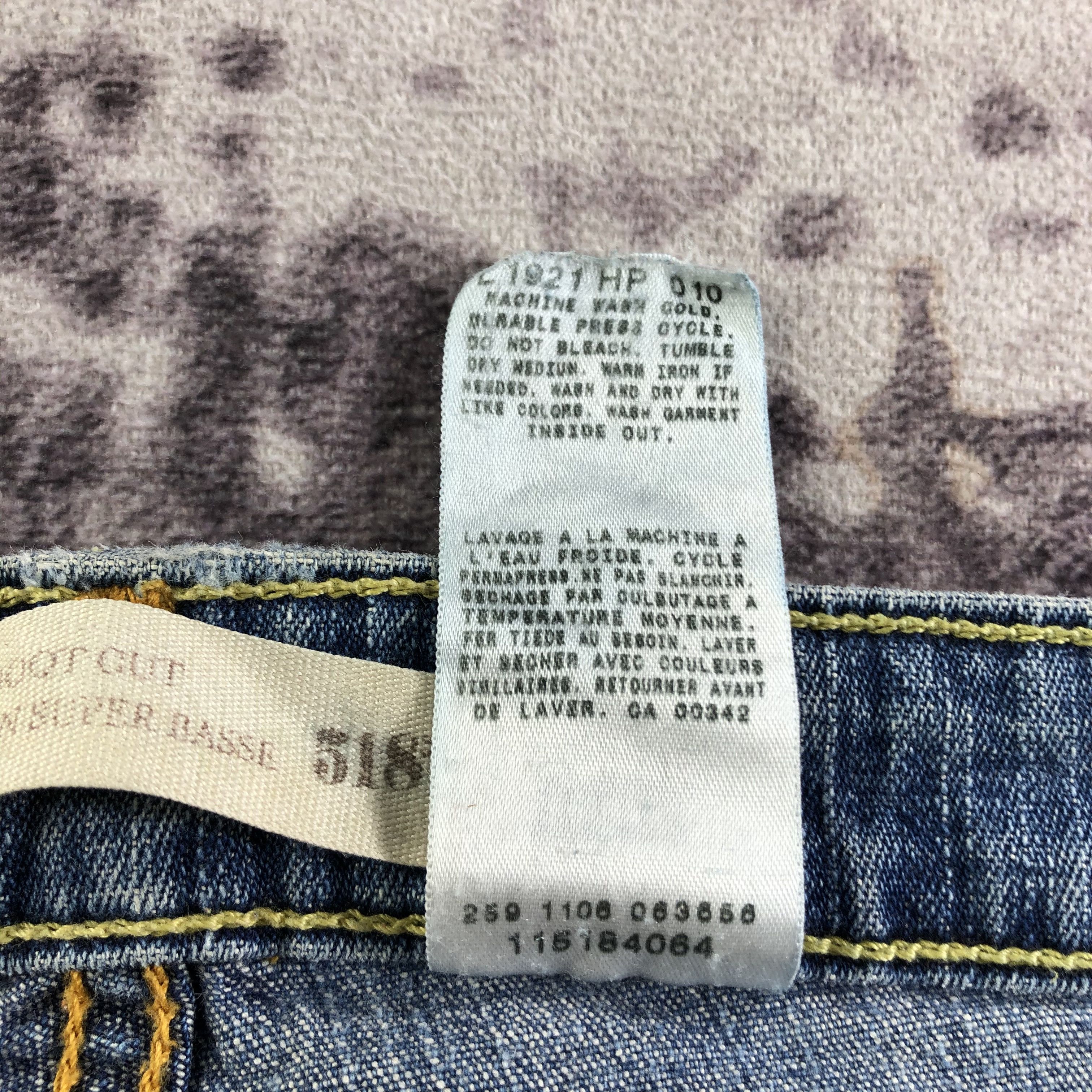 Levi's × Vintage Vintage Blue Wash Levis 518 Jeans-JM3479 Size 33" - 11 Thumbnail