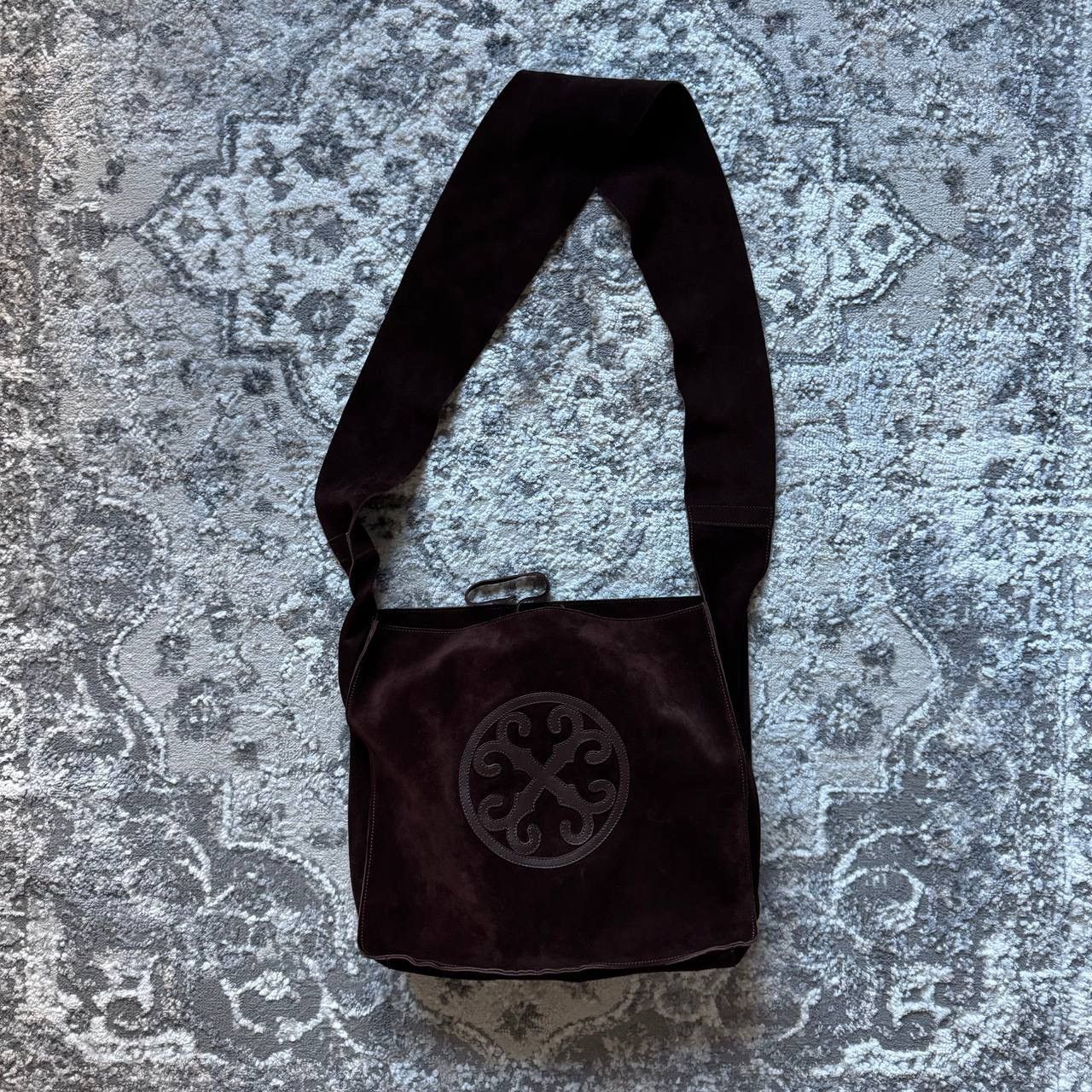 Vivienne Tam Rare Vivienne Tam Brown Retro Suede Big Shoulder Bag Size ONE SIZE - 2 Thumbnail