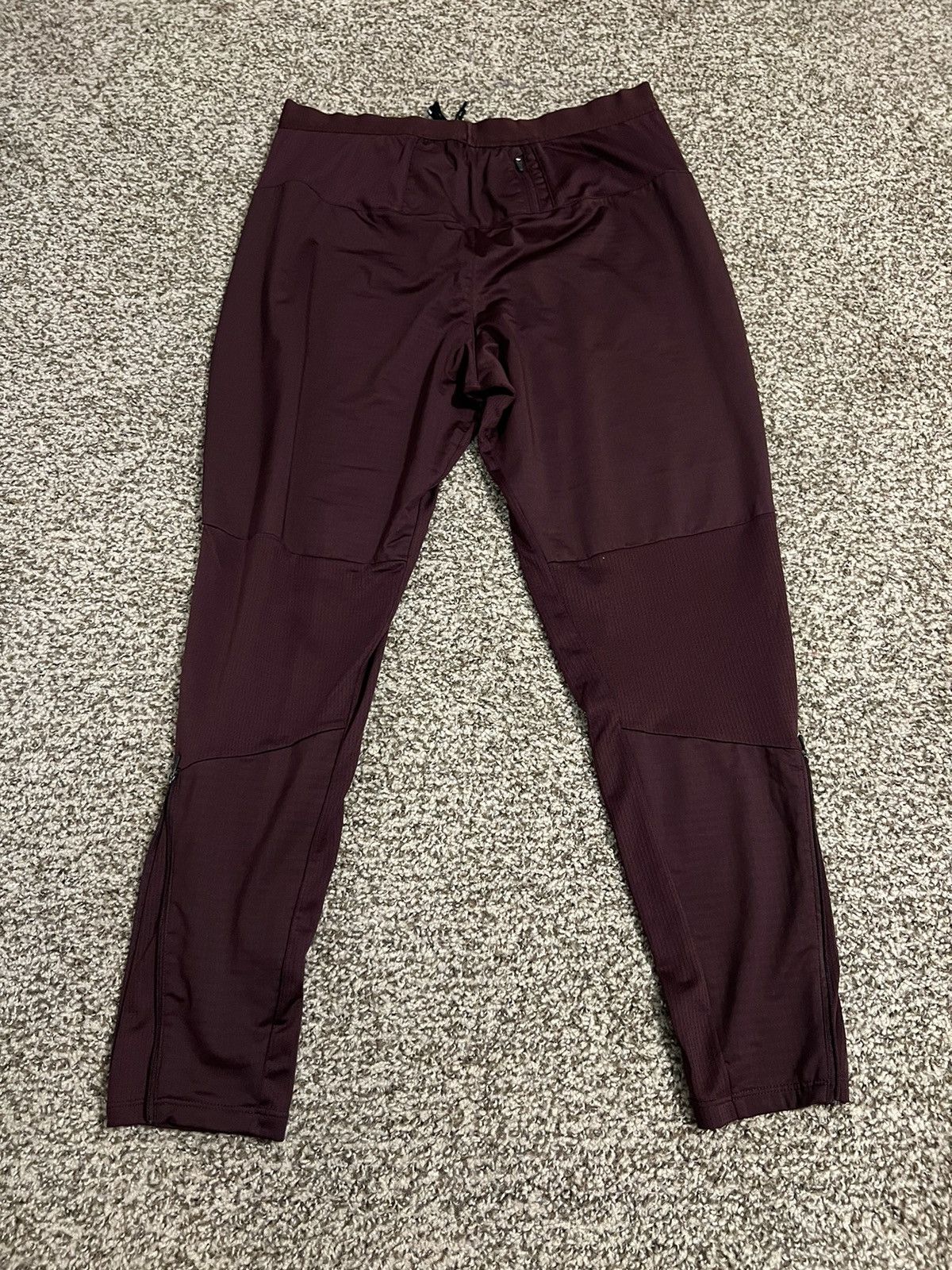 Nike Nike Running Pants Maroon Size Medium Size US 34 / EU 50 - 3 Thumbnail