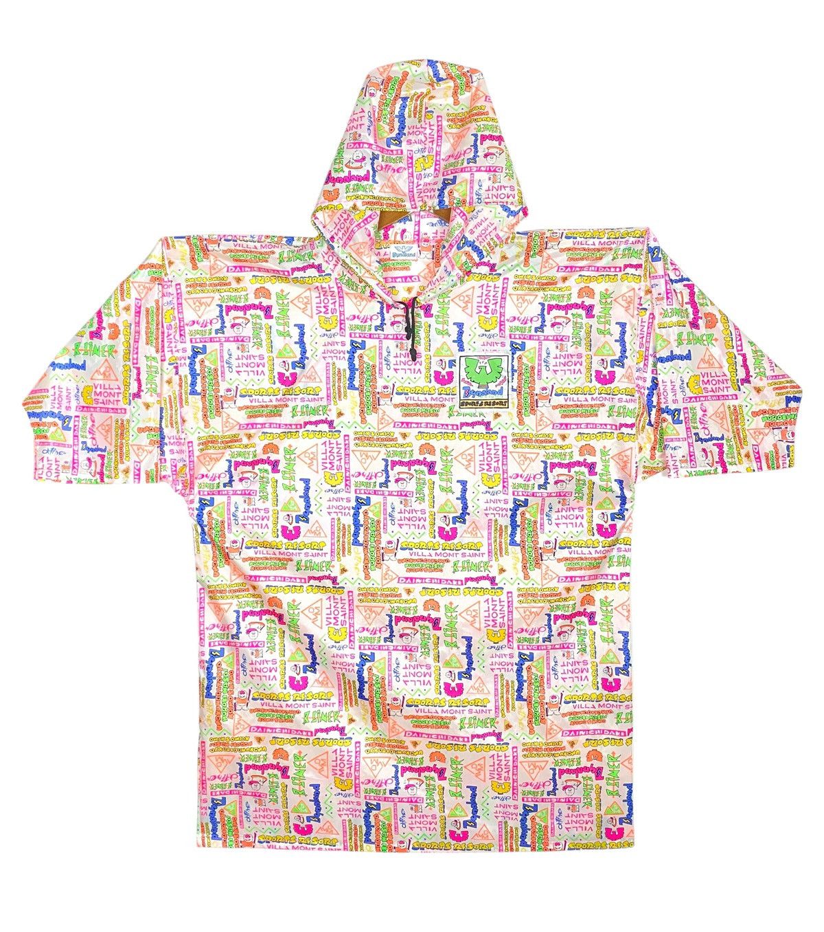 Japanese Brand Rare‼️ Vintage Dynaland Rain Jacket Full Print Size L / US 10 / IT 46 - 1 Thumbnail