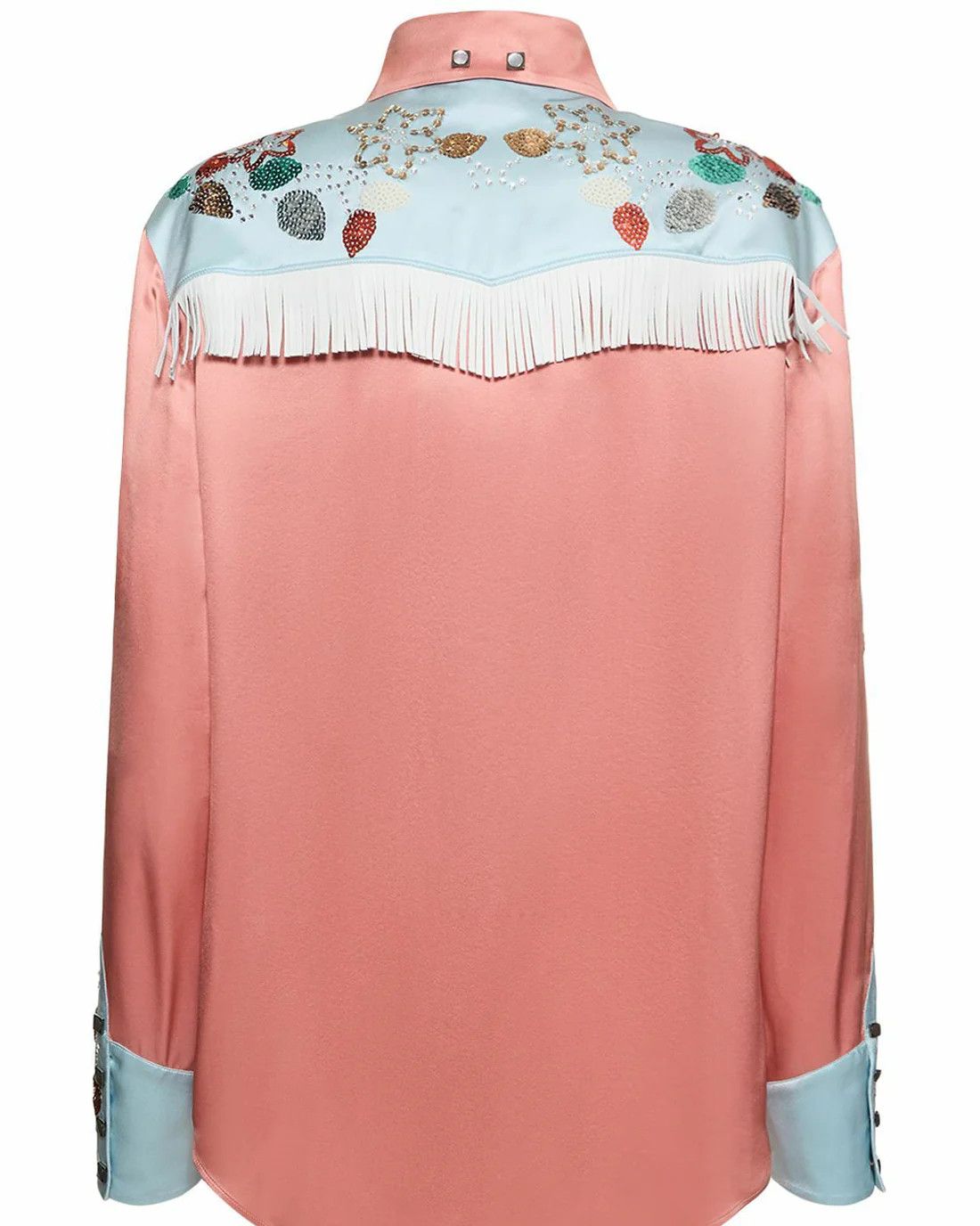 Tom Ford o1w1db10225 CA3244 Silk Shirt in Multicolor Size XS / US 0-2 / IT 36-38 - 3 Thumbnail