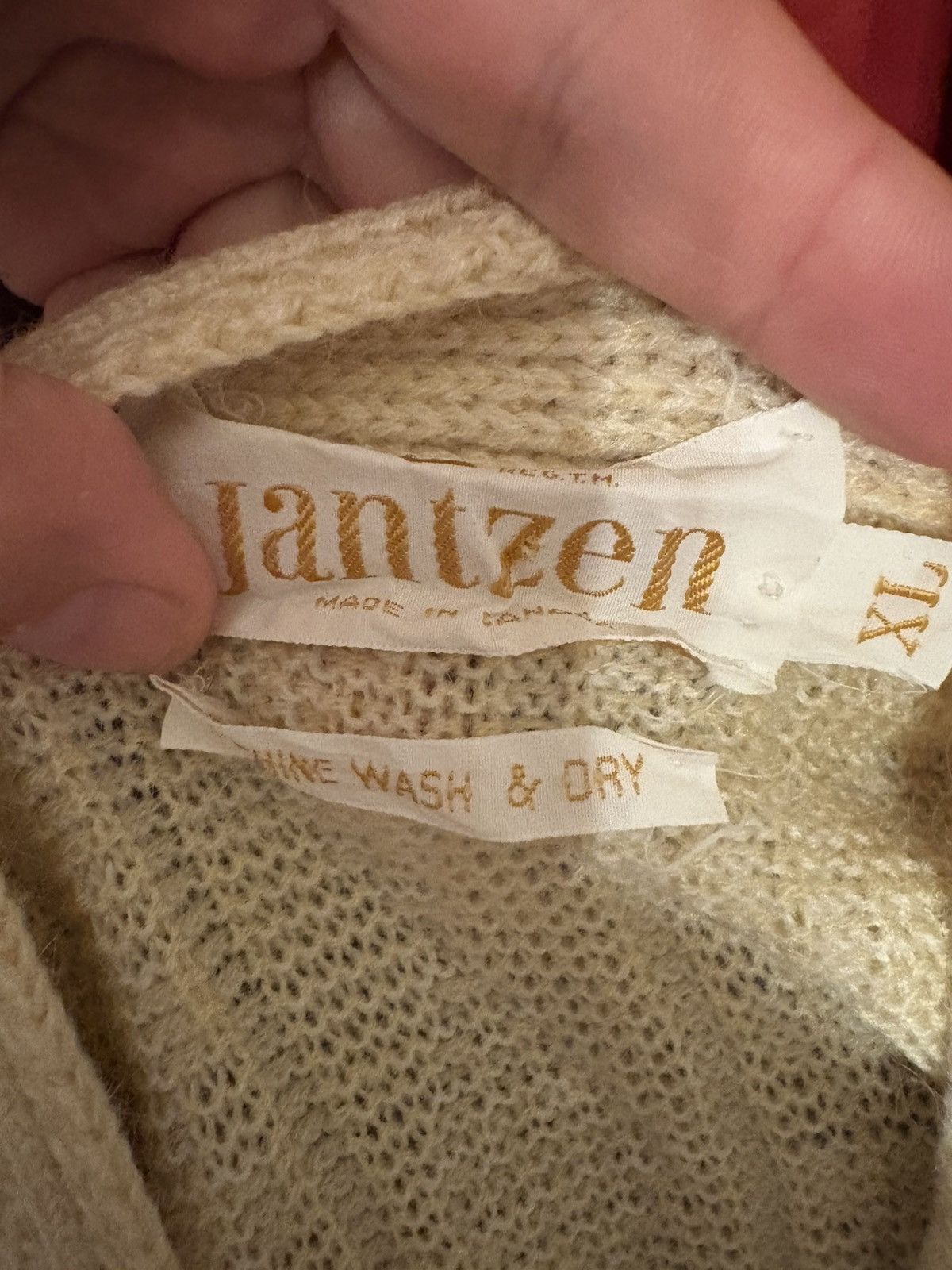 Jantzen Vintage Jantzen Cardigan Sweater 70’s Cable Knit Size US XL / EU 56 / 4 - 5 Thumbnail