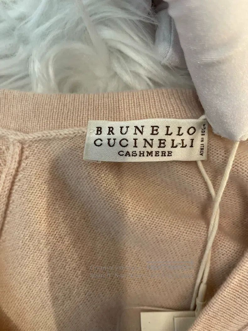 Brunello Cucinelli Brunello Cucinelli Beaded Cashmere Sweater Size XS / US 0-2 / IT 36-38 - 6 Thumbnail