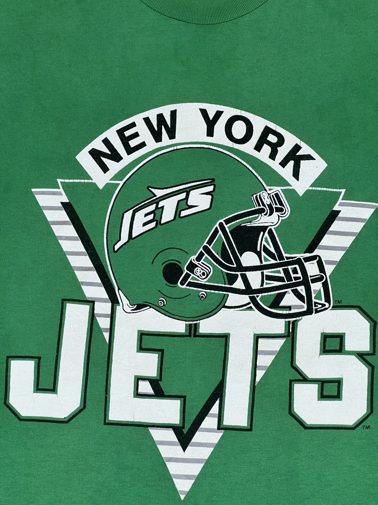 NFL 90s Vintage New York Jets Shirt Size US XL / EU 56 / 4 - 3 Thumbnail
