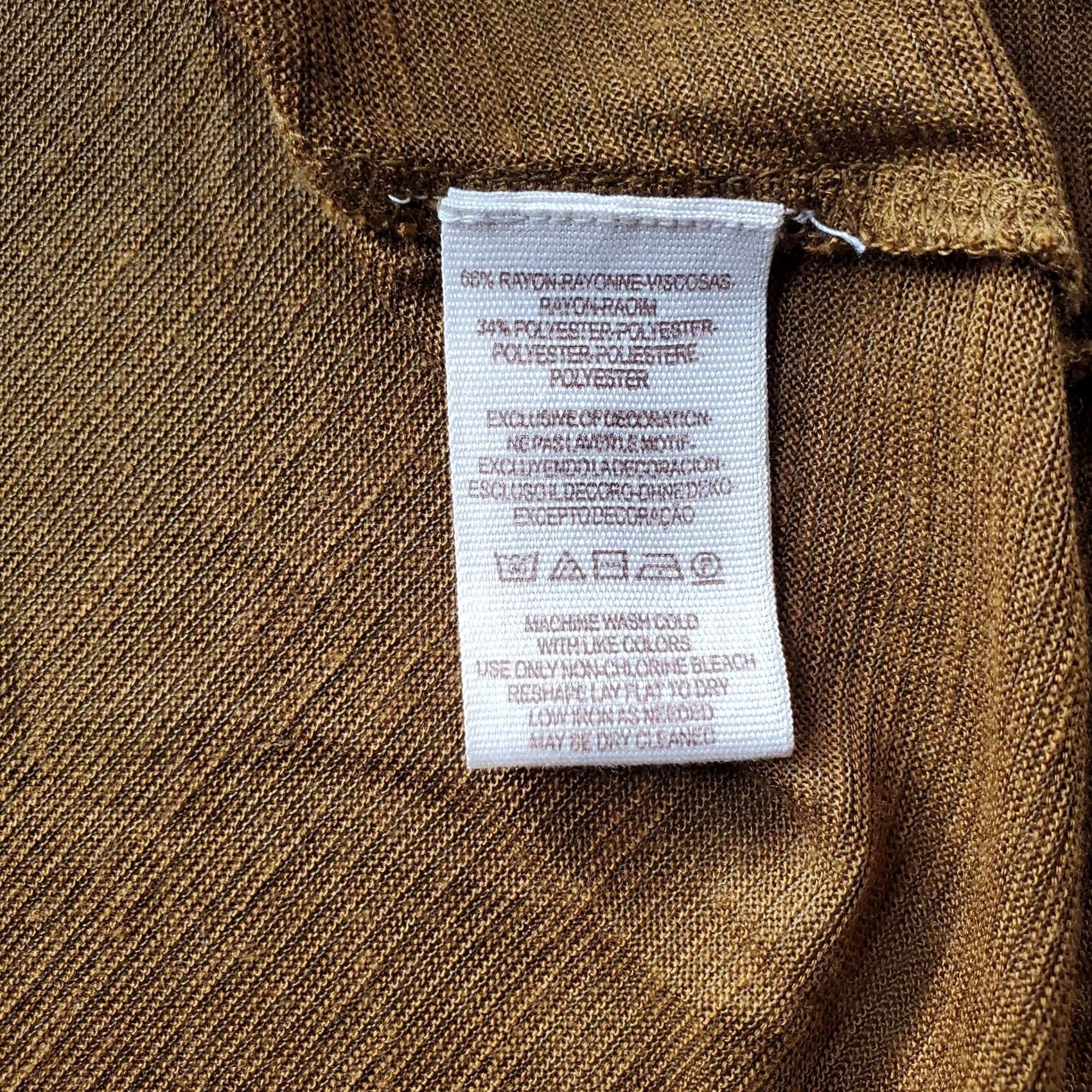 Free People Free People Thermal Top Womens XS Brown High Low Slit Deep V Neck Lace Back Shirt Womens XS Brown Slit Back 90s Outdoor Casual Mens? Size XS / US 0-2 / IT 36-38 - 7 Thumbnail
