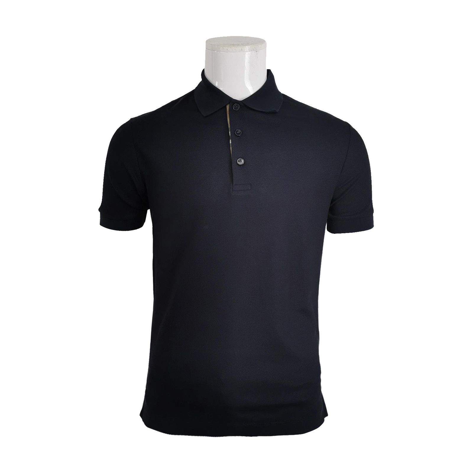 Burberry Burberry Solid Cotton Polo Shirt S Size US S / EU 44-46 / 1 - 1 Thumbnail
