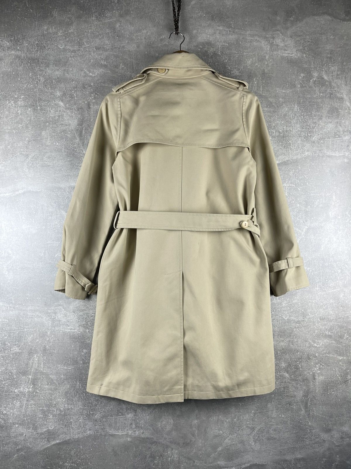 A.P.C. A.P.C. Classic Cotton Trench Coat Beige Double Breasted Size S / US 4 / IT 40 - 7 Thumbnail