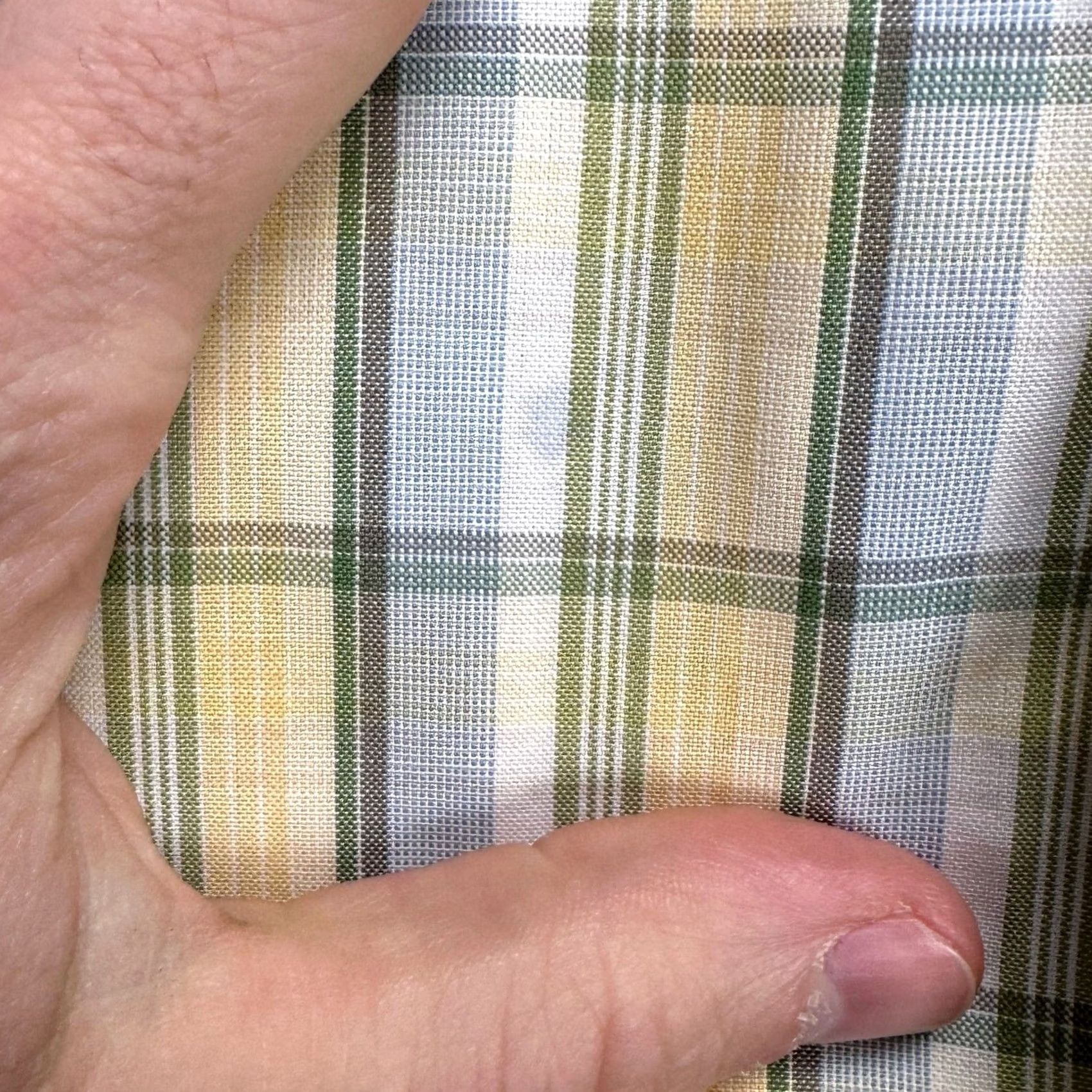 Eddie Bauer Eddie Bauer Mens Shirt Large Tall Yellow Plaid Relaxed Fit Button Down Size US L / EU 52-54 / 3 - 6 Thumbnail