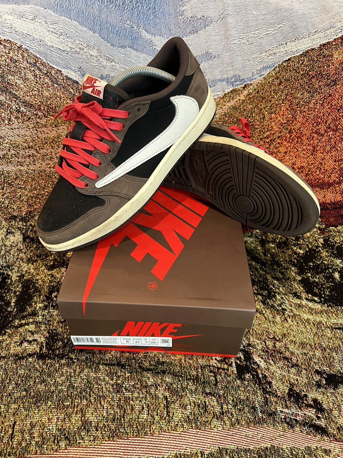 Travis Scott x Air Jordan low OG Mocha sz