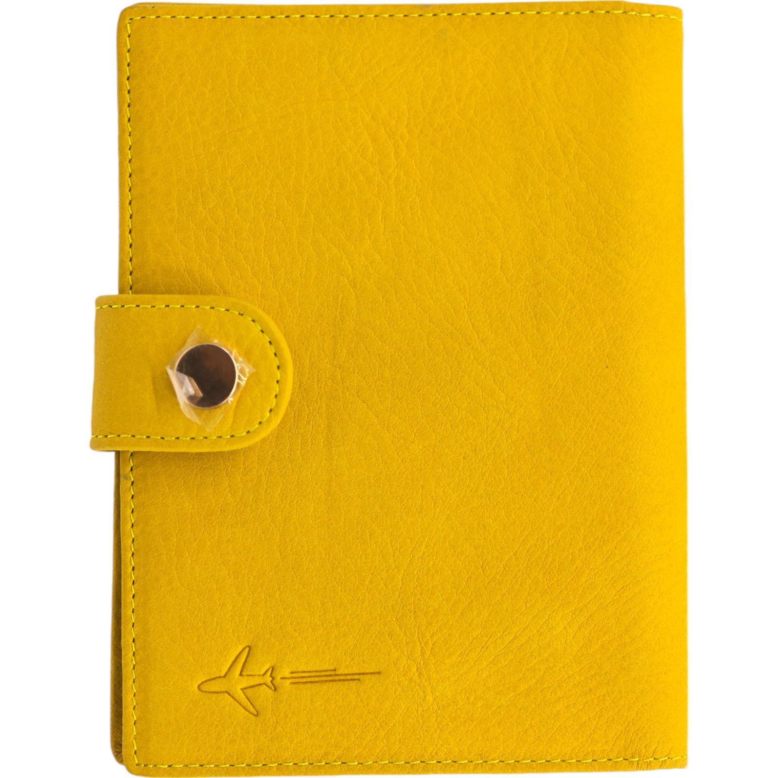 Other Borgasets Stay Gold Leather Passport Wallet Size ONE SIZE - 4 Thumbnail