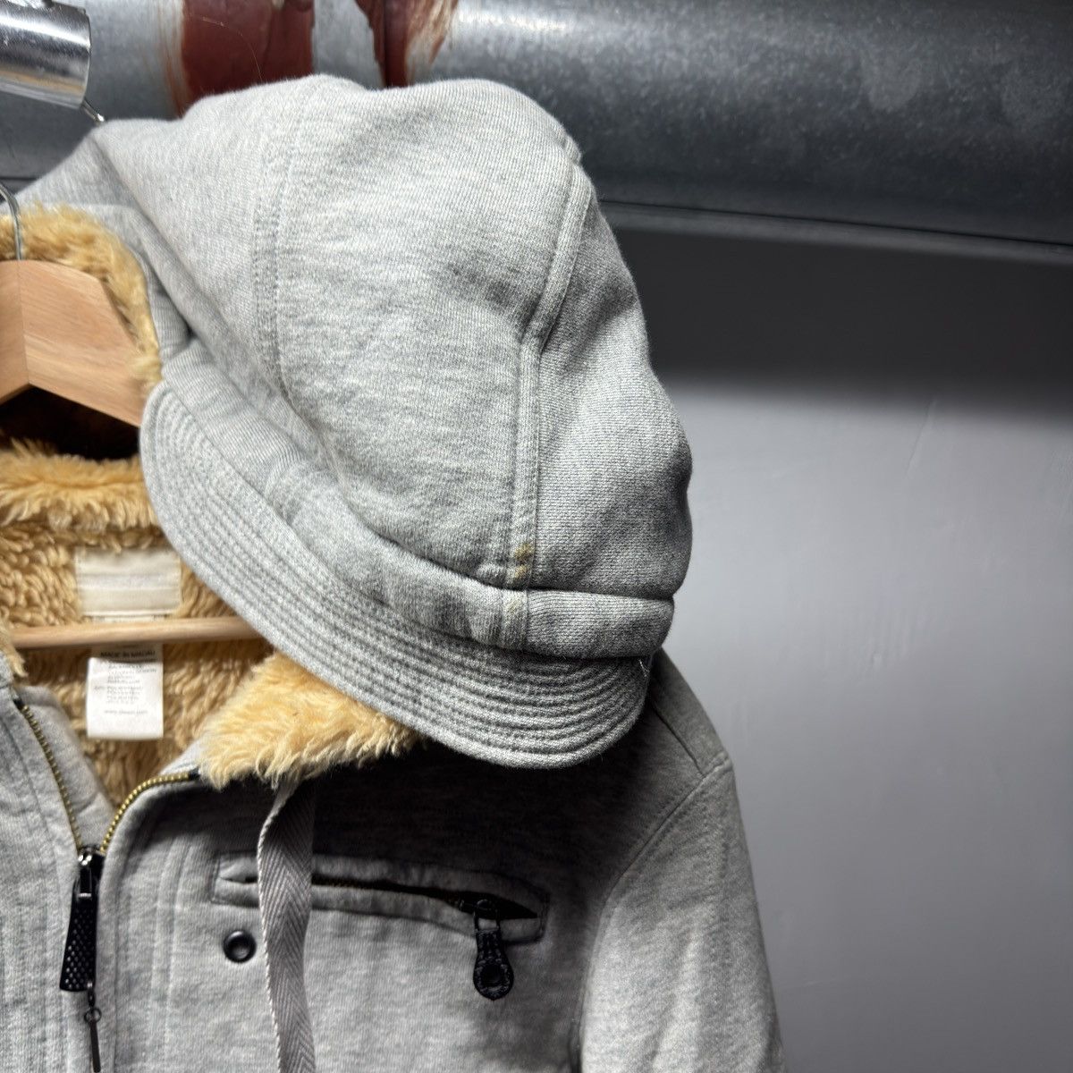 Diesel Diesel Faux Fur Lined Zip Up Hoodie ifsixwasnine ERD Grunge Size US L / EU 52-54 / 3 - 11 Thumbnail