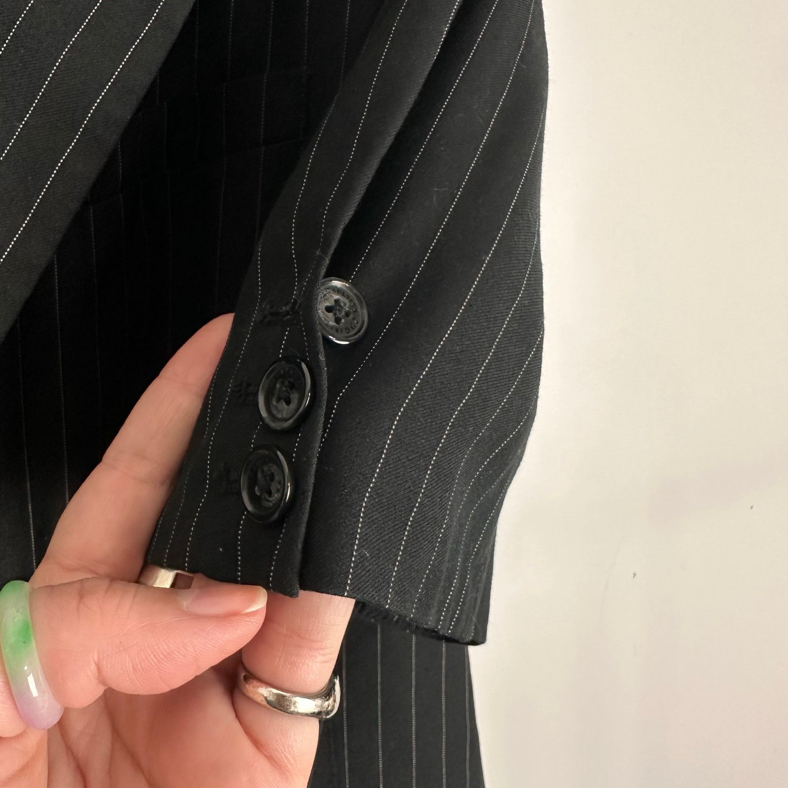 Jean Paul Gaultier RARE Jean Paul Gaultier x Target Pinstripe Short Blazer Sz L Size L / US 10 / IT 46 - 10 Thumbnail