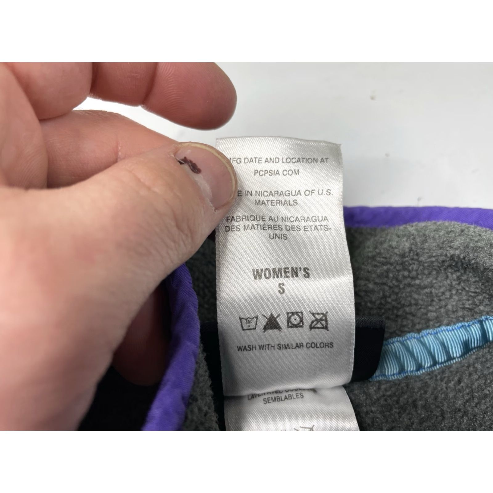 Patagonia Patagonia Synchilla Fleece Jacket Womens Size S Gray Purple Snap-T Size S / US 4 / IT 40 - 4 Thumbnail