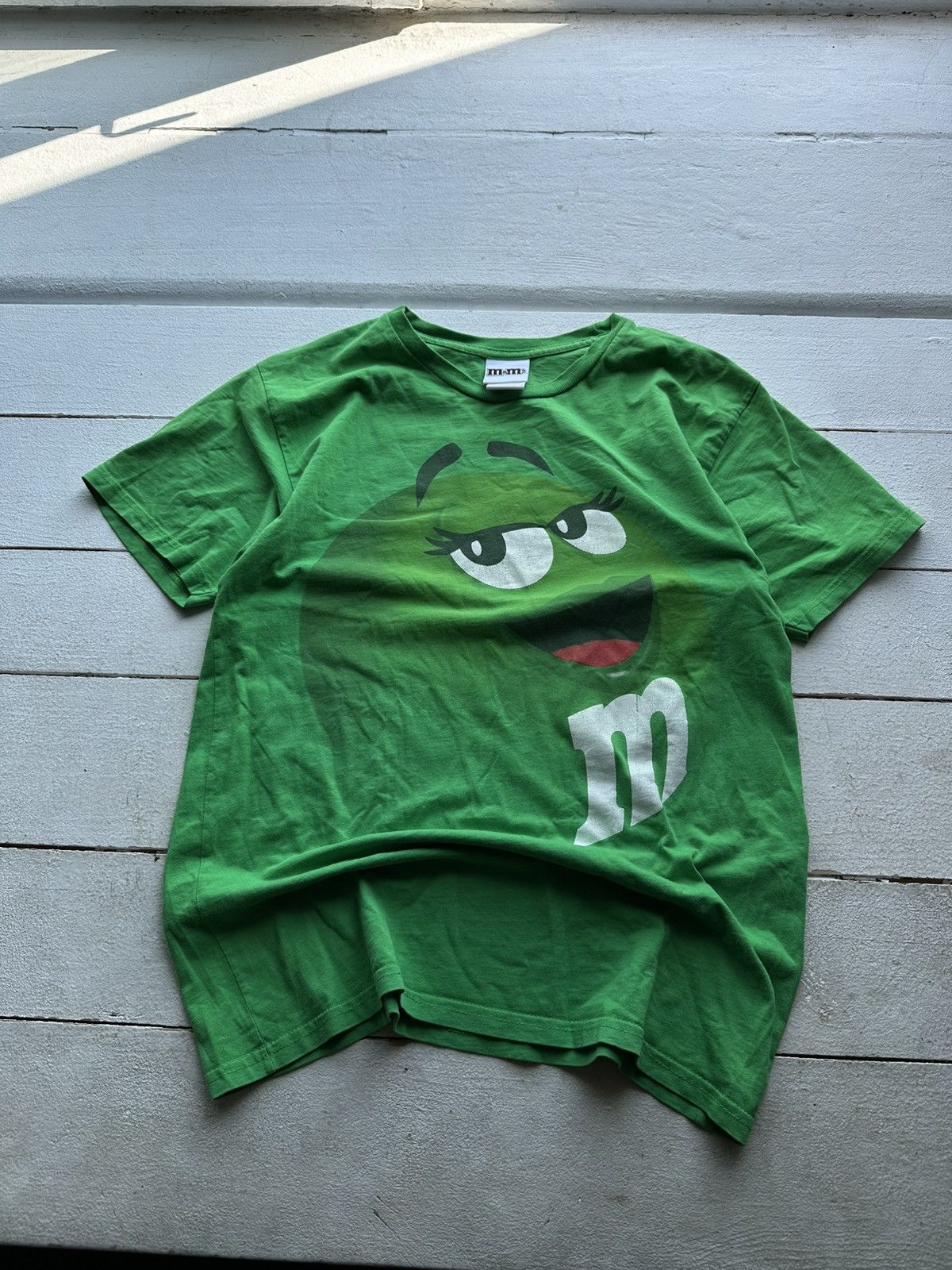 Other 🚨 M&M’s BIG GREEN LOGO HUMOR TEE Y2K BOXY M&ms mms Size US M / EU 48-50 / 2 - 1 Thumbnail
