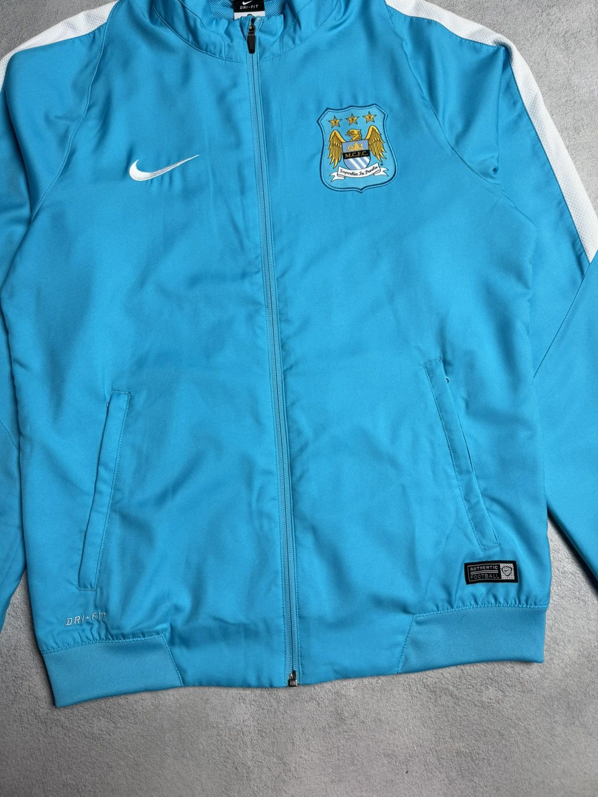 Nike Manchester City 2015 2016 Training Soccer Track Jacket Nike Size US M / EU 48-50 / 2 - 4 Thumbnail