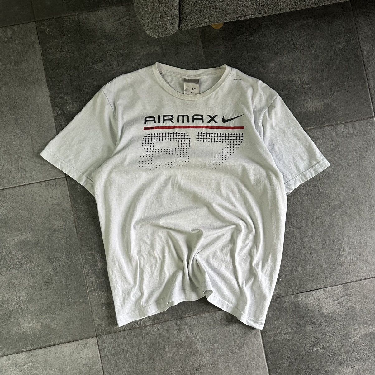 Nike × Vintage Vintage Nike Air Max T-shirts Trashed 00s Y2K USA Size US M / EU 48-50 / 2 - 3 Thumbnail