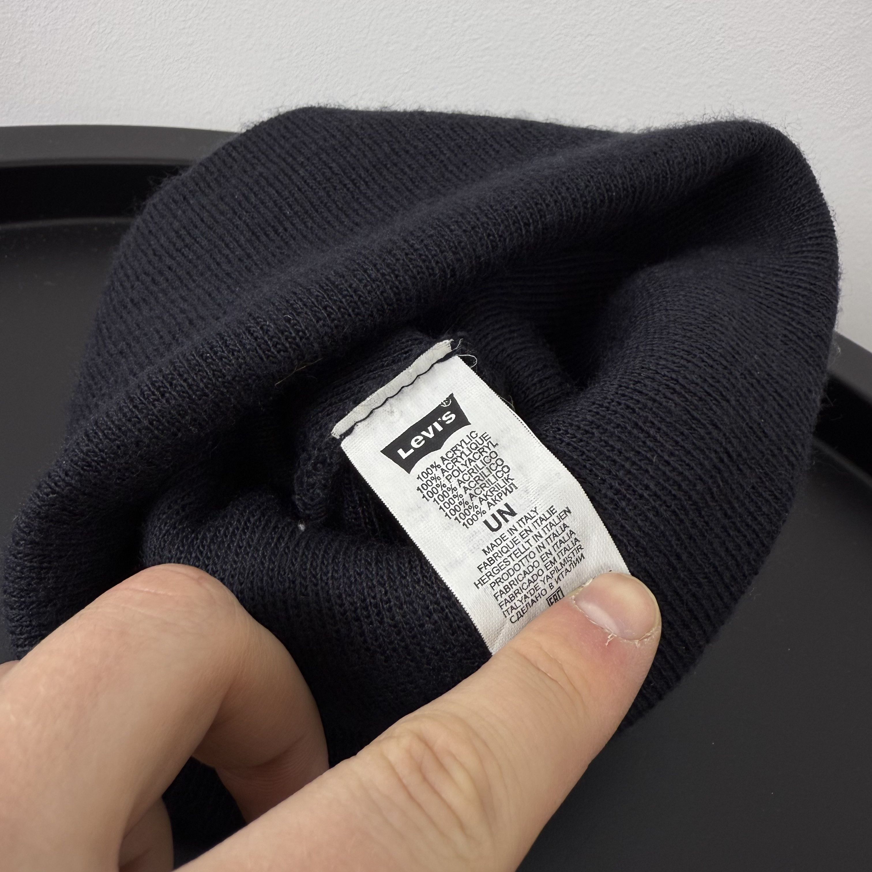 Levi's Vintage Levi's Black Beanie Winter Hat Size ONE SIZE - 7 Thumbnail