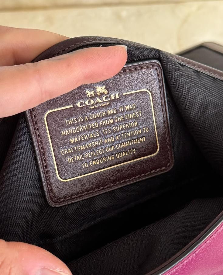 Coach Coach Purple Snake Skin Crossbody Size ONE SIZE - 3 Thumbnail
