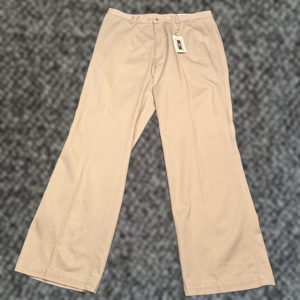 Joseph Abboud Joseph Abboud Pants Mens Regular Straight 38x32 Khaki Brown High Rise Twill Cotton Workwear Formal Solid KD Size US 38 / EU 54 - 1 Thumbnail