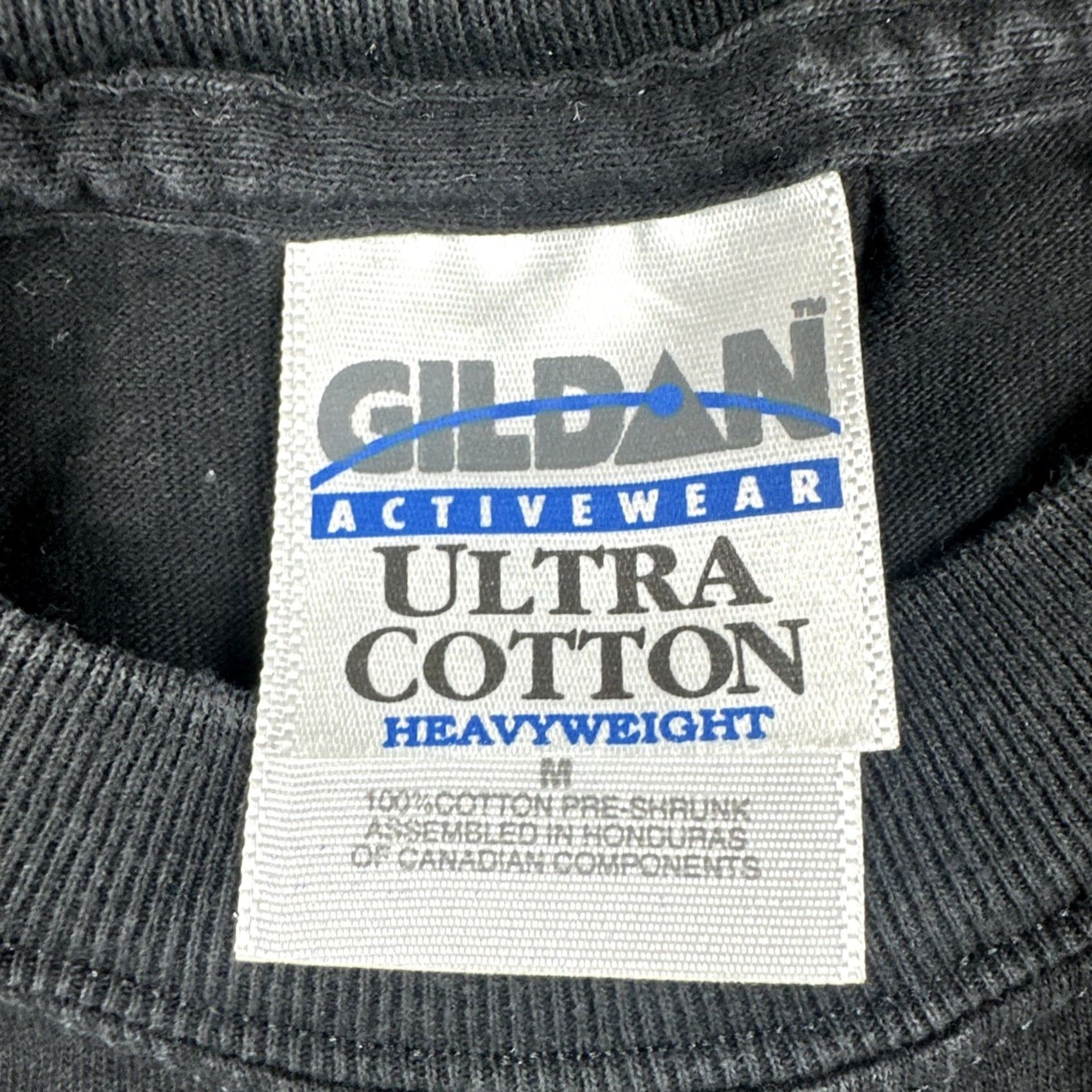 Gildan VINTAGE Gildan Shirt Black Crew Neck Short Sleeve Graphic Print Naked Mountain Virginia Cabernet Sauvignon Men's M Size US M / EU 48-50 / 2 - 7 Thumbnail