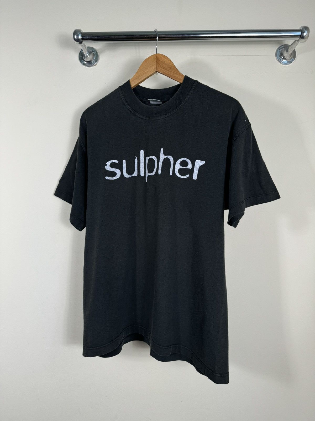 Band Tees × Vintage SULPHER ASH Unknown Vintage Very Rare Bank Tee Size US L / EU 52-54 / 3 - 1 Thumbnail