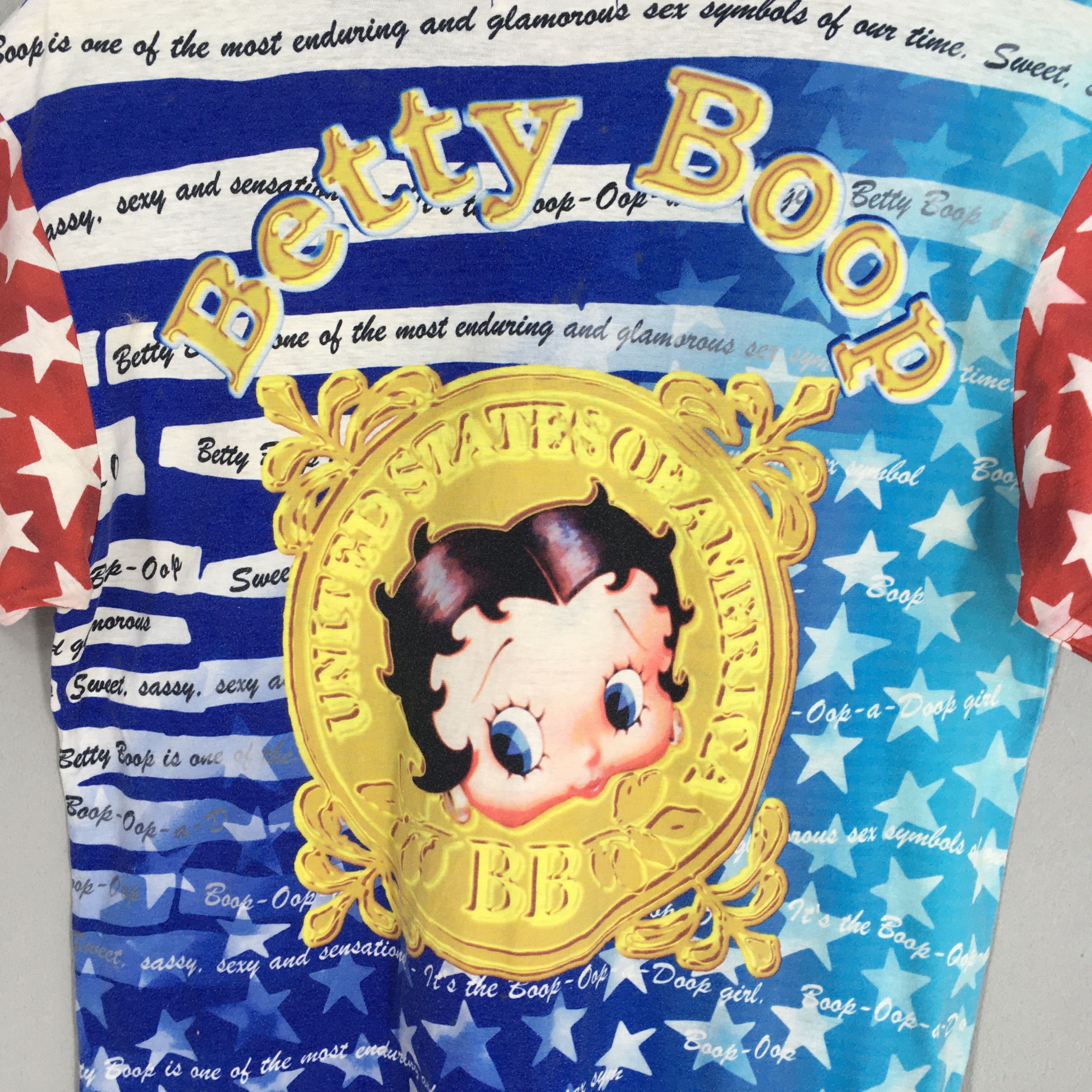 Cartoon Network × Vintage Vintage Betty Boop Sexy Women Blue T shirt Small Size US S / EU 44-46 / 1 - 7 Thumbnail