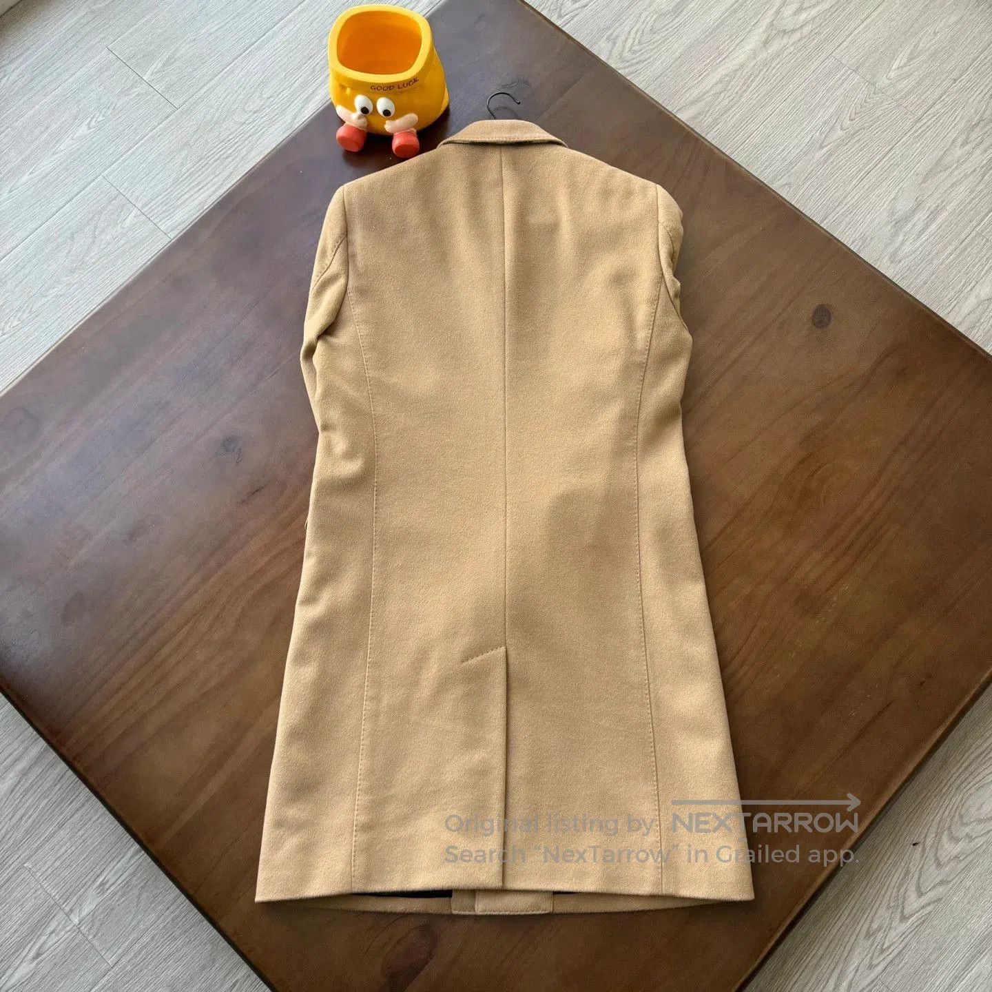 Other Beige Long Wool Blend Coat Size M. Size US M / EU 48-50 / 2 - 2 Thumbnail