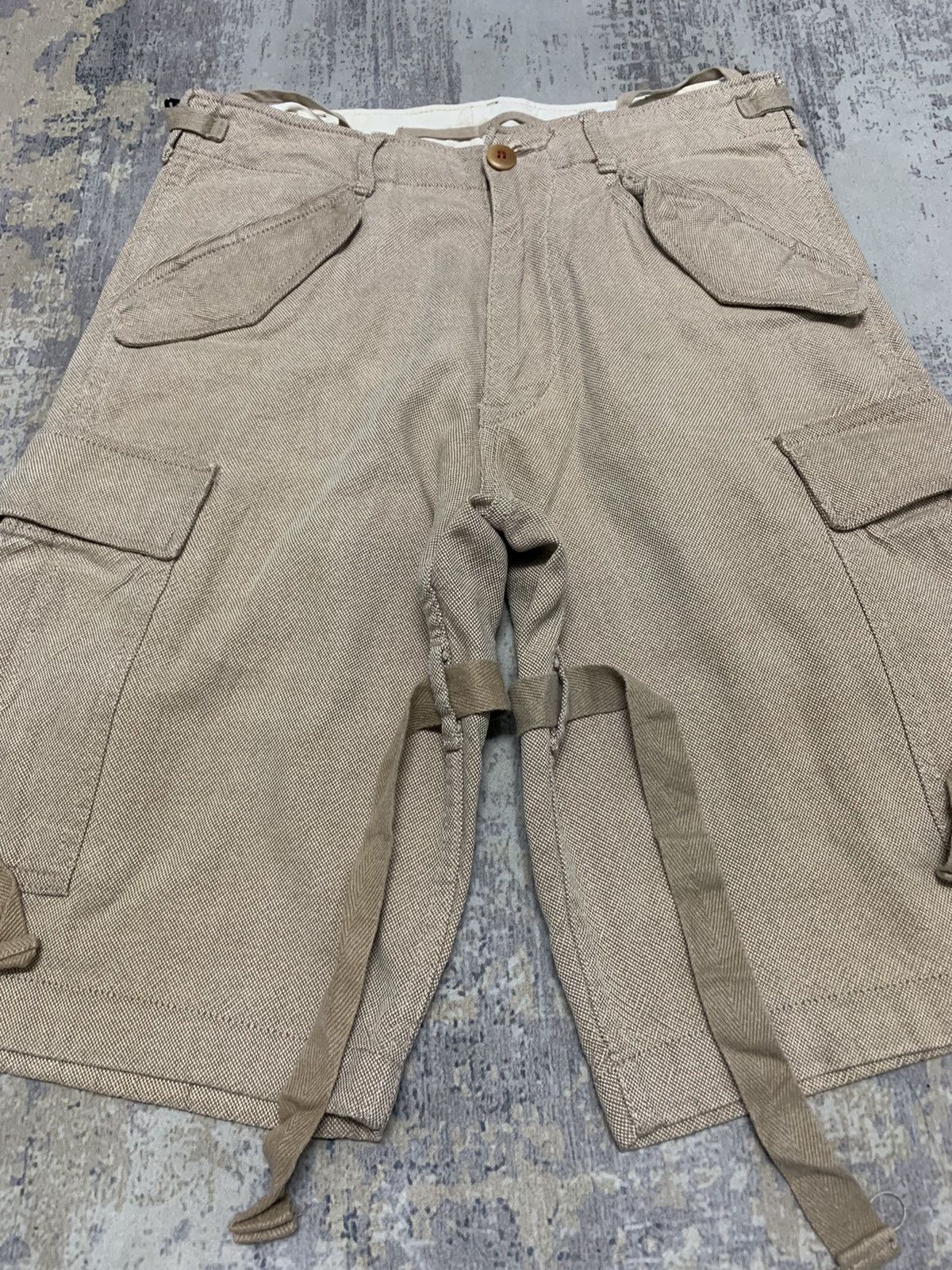 General Research 1997s General Research Bondage Cargo Shorts Size US 31 - 4 Thumbnail