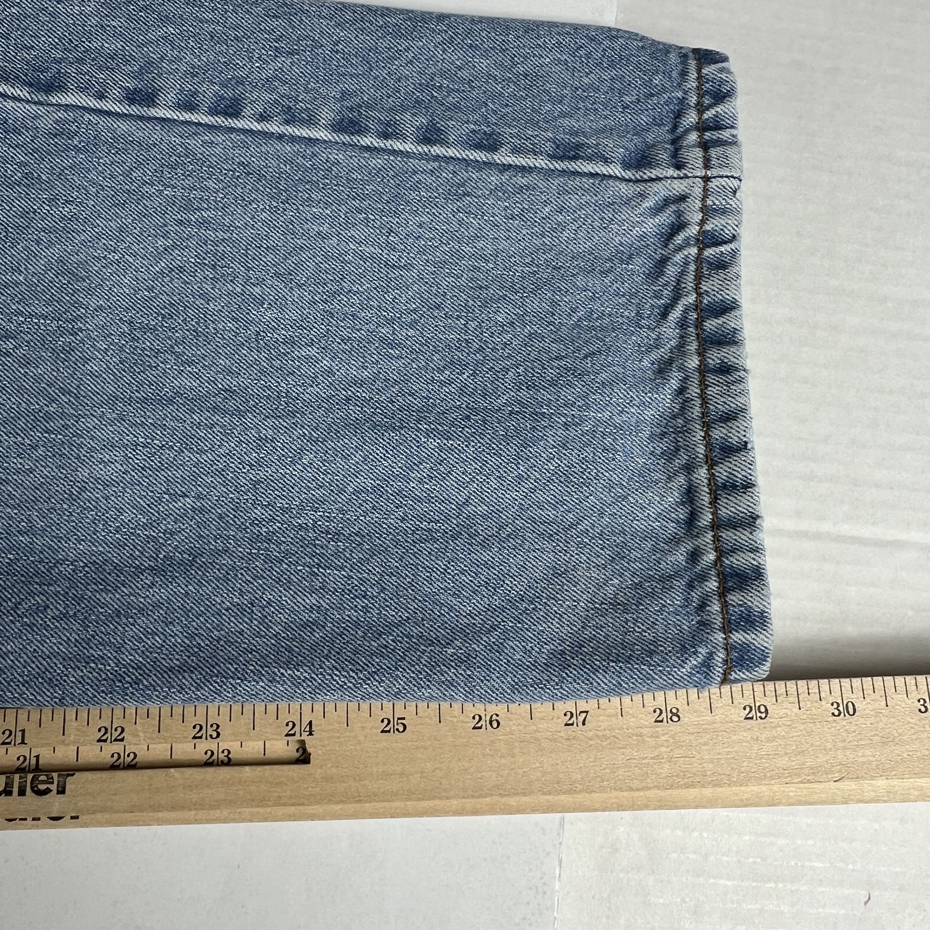 Levi's × Vintage Y2K Levi's Jeans 505 Straight Blue Faded Cotton Denim Size US 34 / EU 50 - 18 Thumbnail