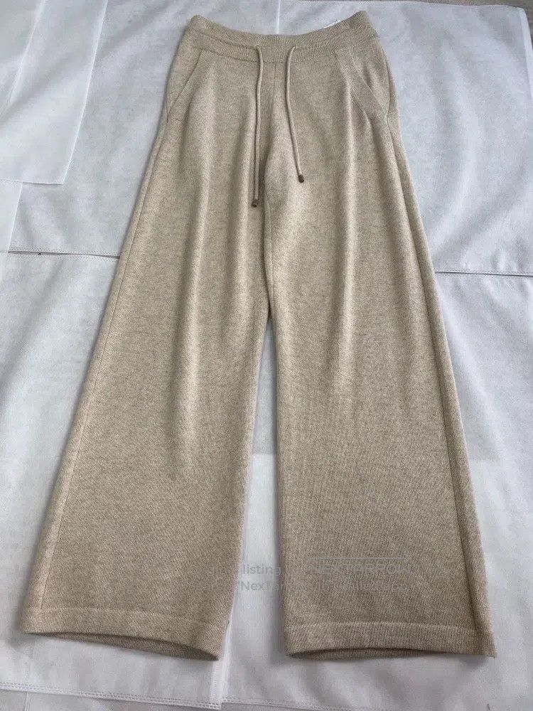 Hermes Hermes Knitted cashmere trousers Size 25" / US 0 / IT 36 - 1 Thumbnail